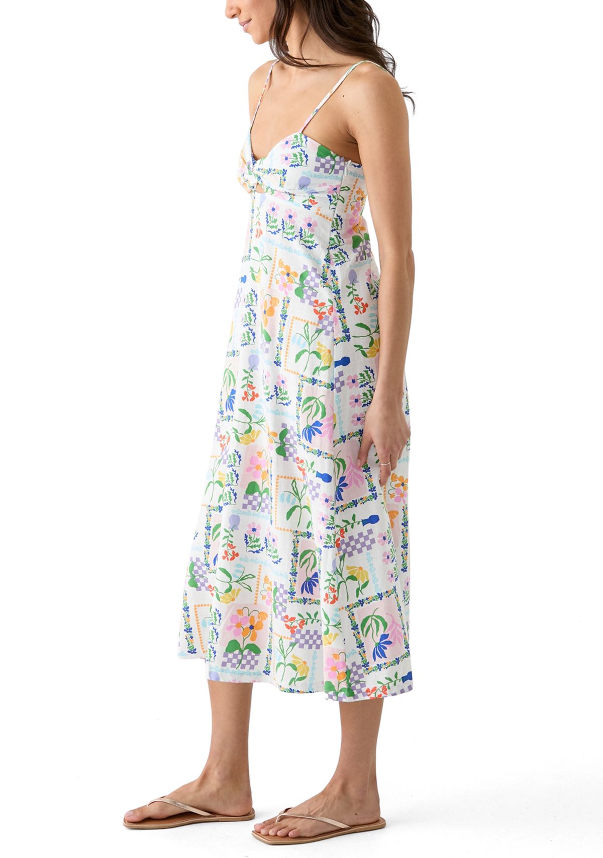 Womens Nikita Twist Midi Dress