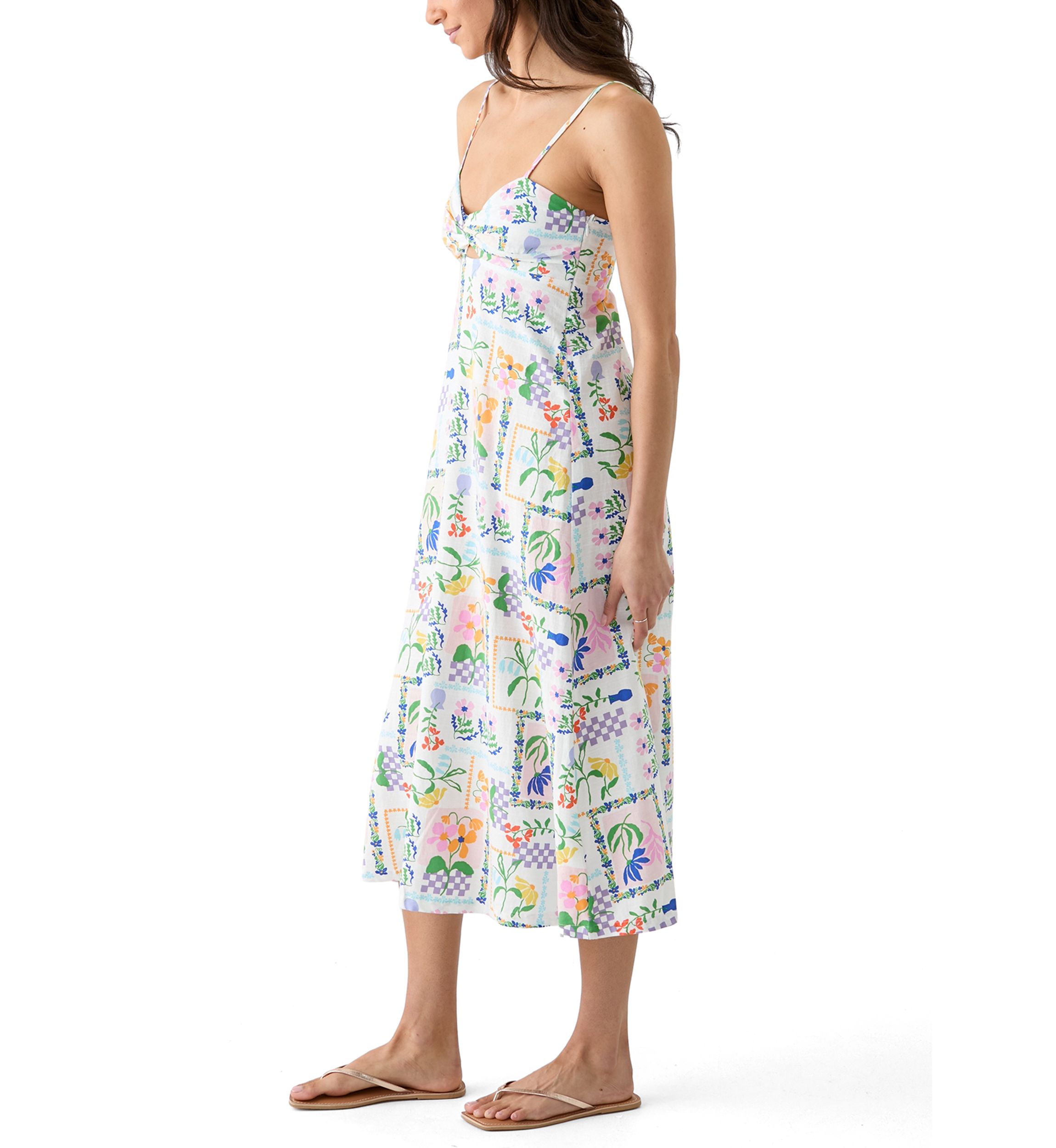 Womens Nikita Twist Midi Dress