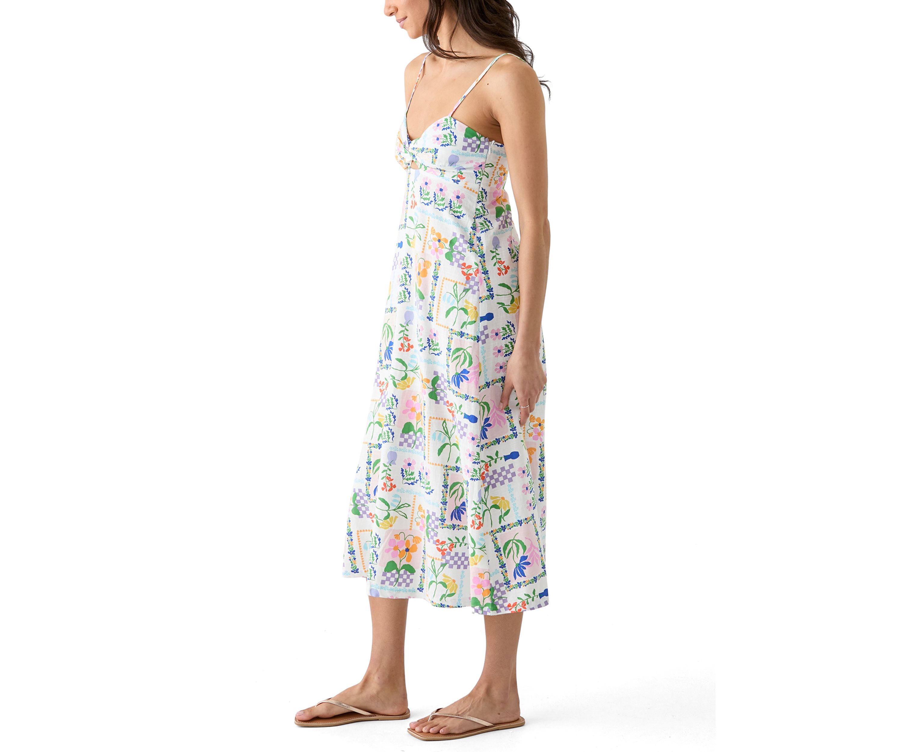 Womens Nikita Twist Midi Dress