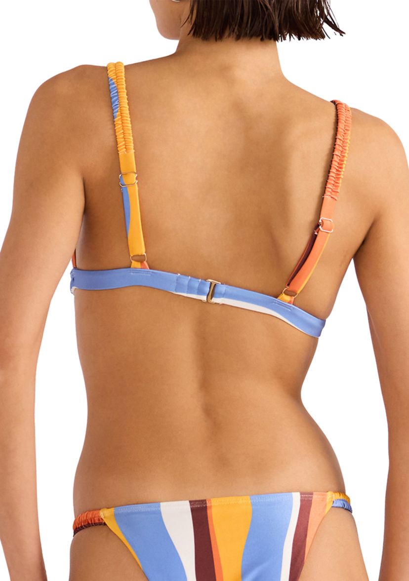 Ripple Ruched Bikini Top