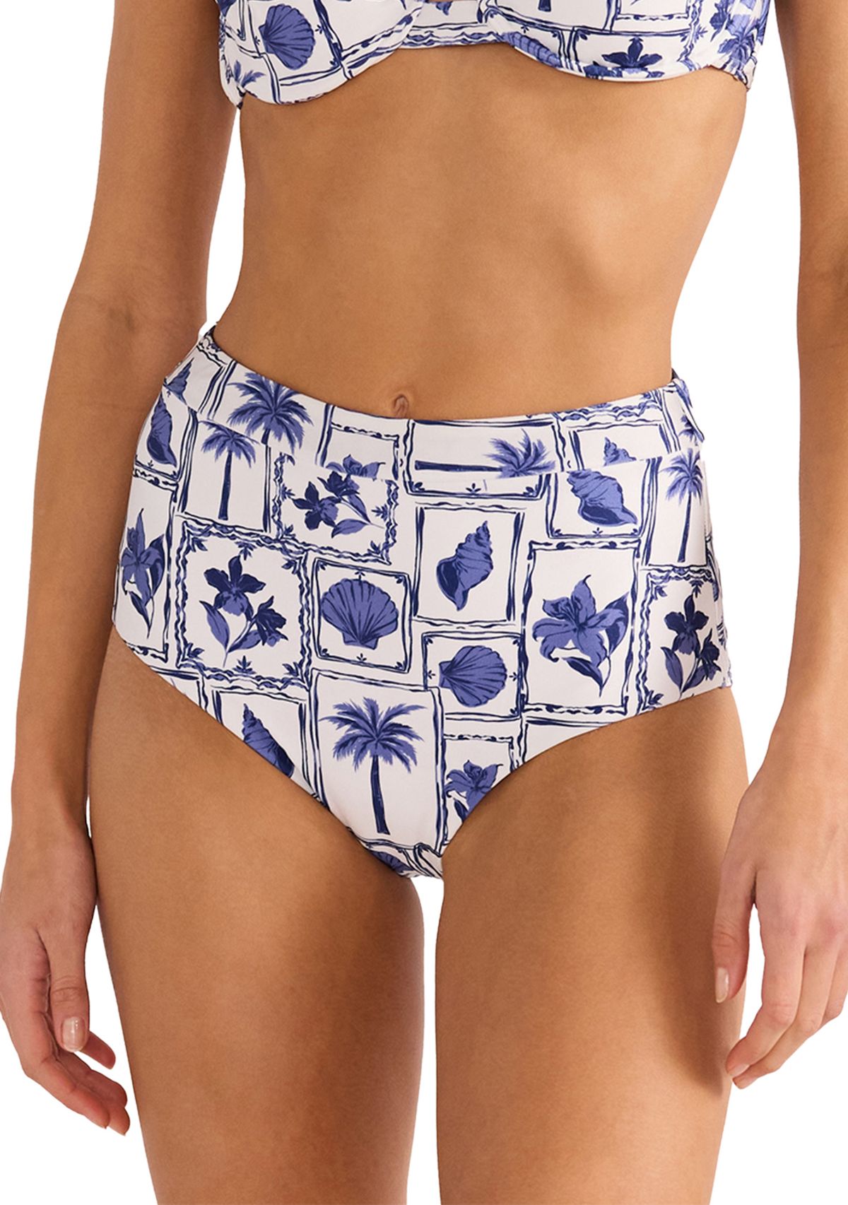 Sylvie High Waisted Swim Bottoms