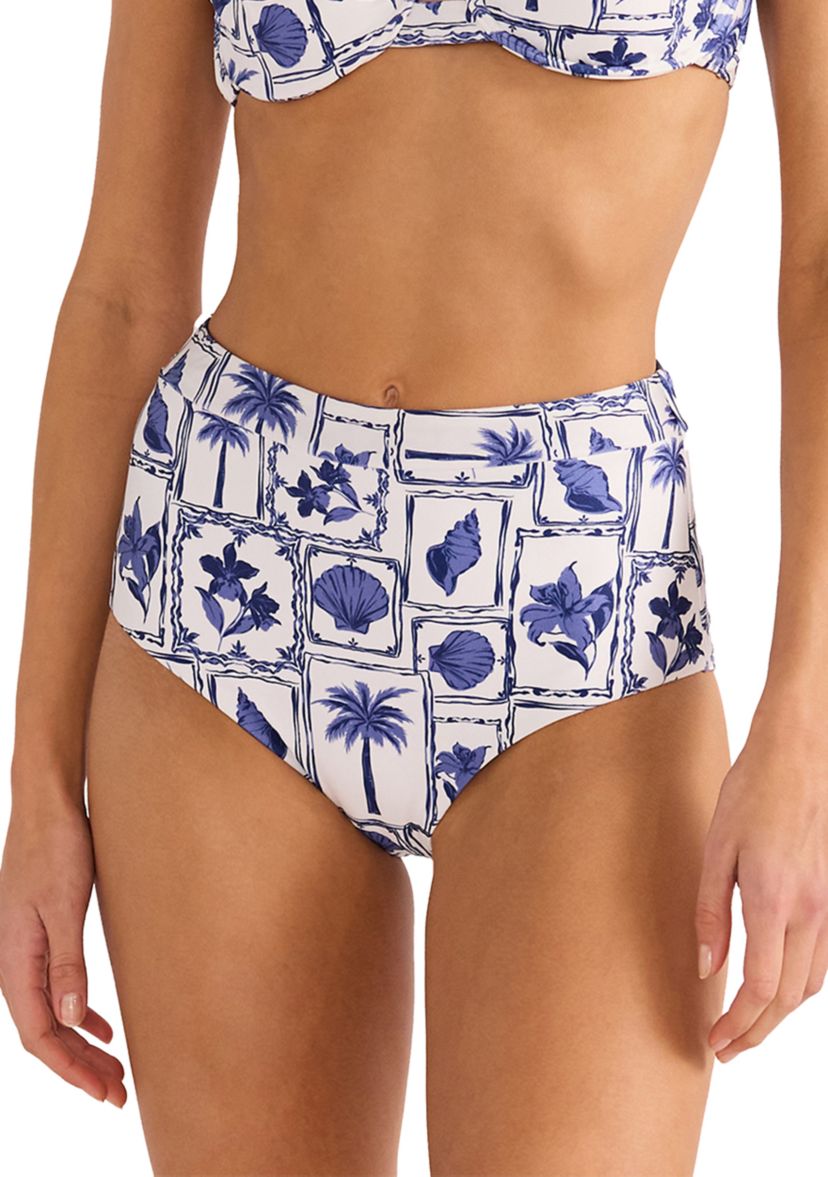 Sylvie High Waisted Swim Bottoms