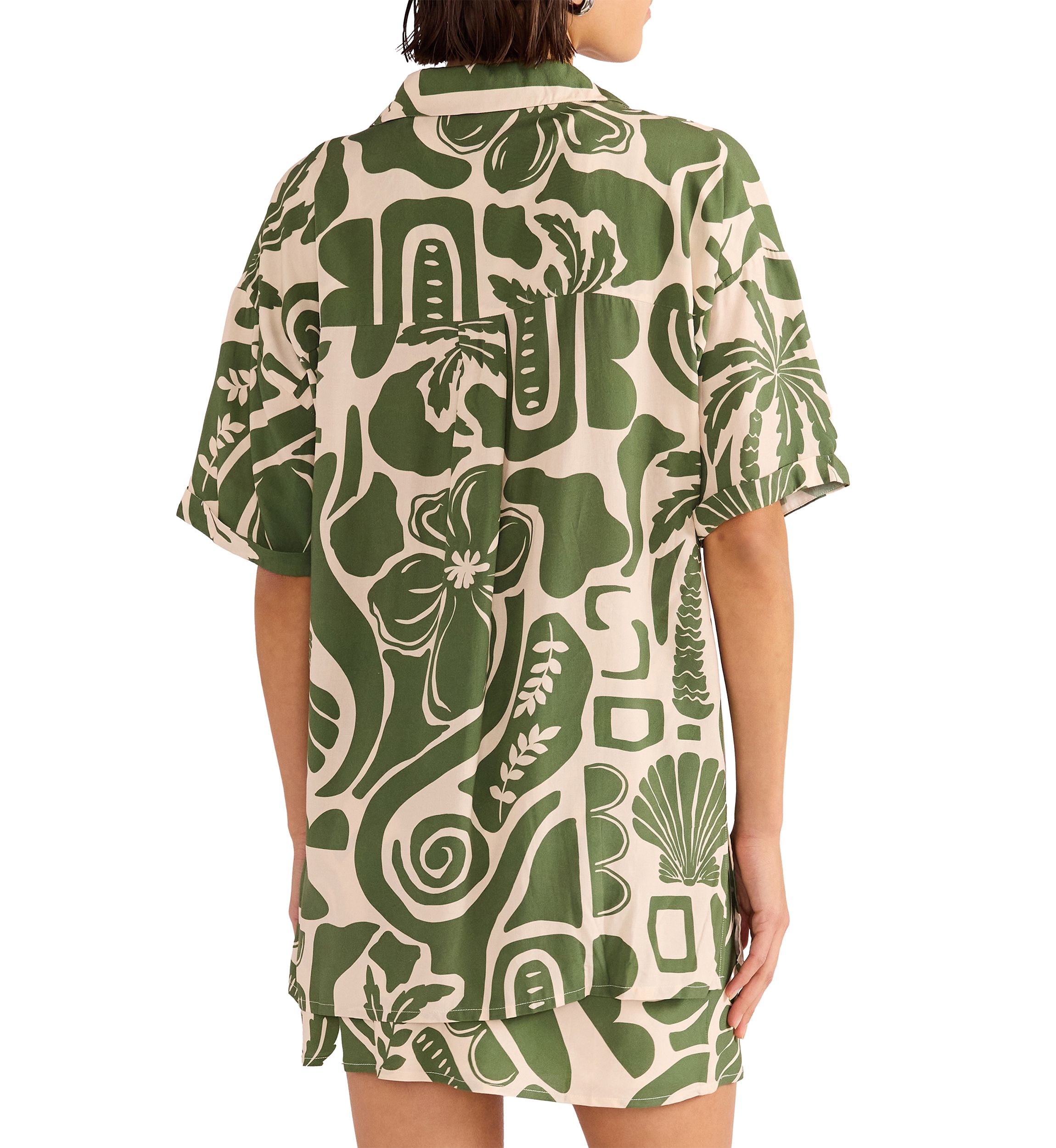 Amos Resort Swim Coverup Shirt