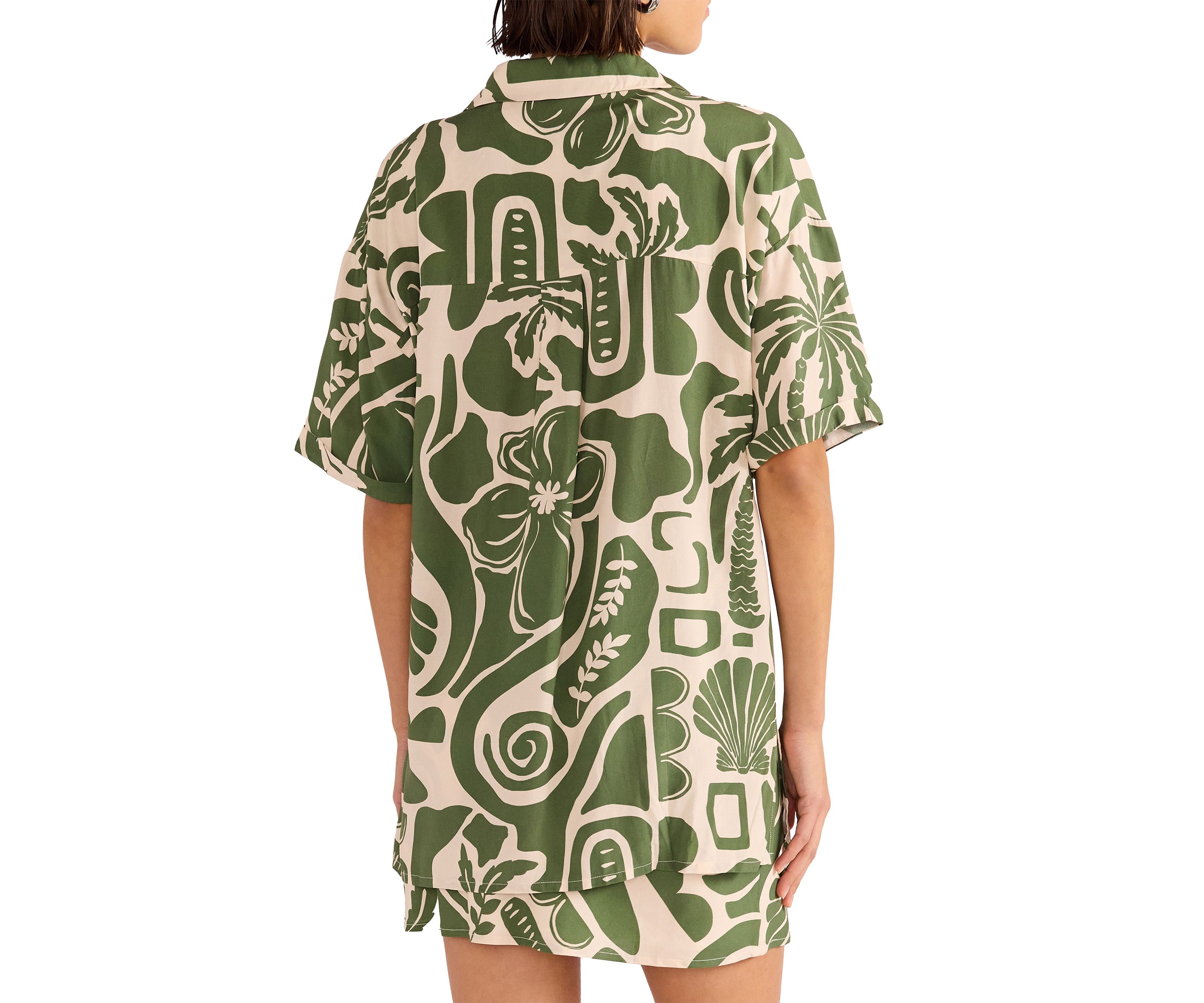 Amos Resort Swim Coverup Shirt