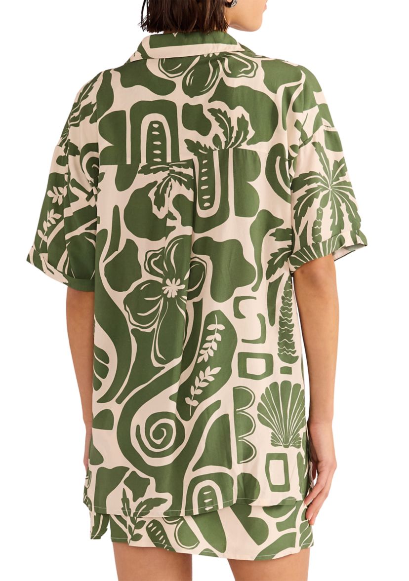 Amos Resort Swim Coverup Shirt