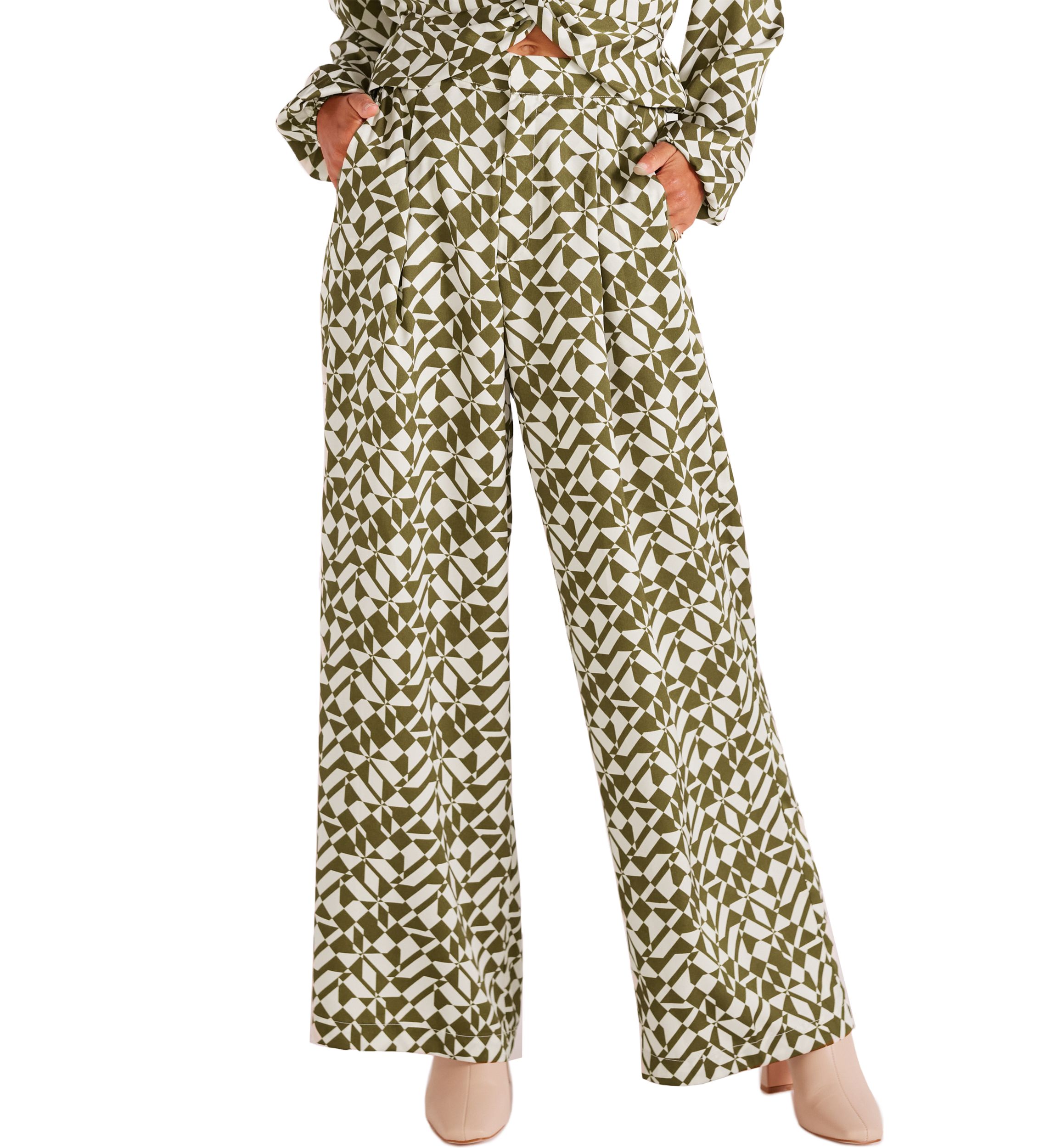 Womens Flynn Wide Leg Pants