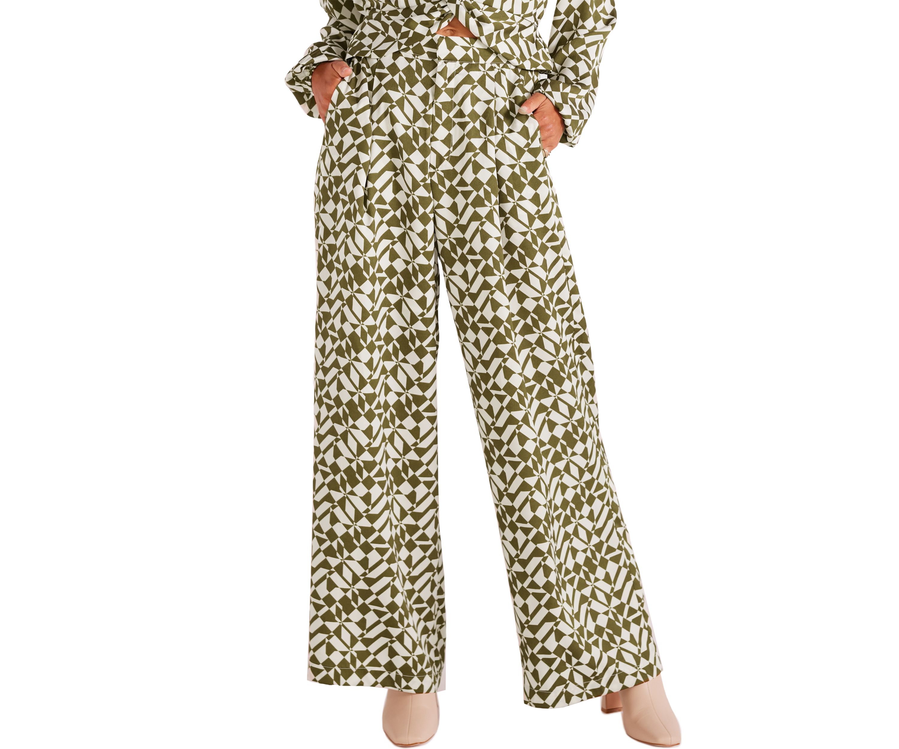 Womens Flynn Wide Leg Pants