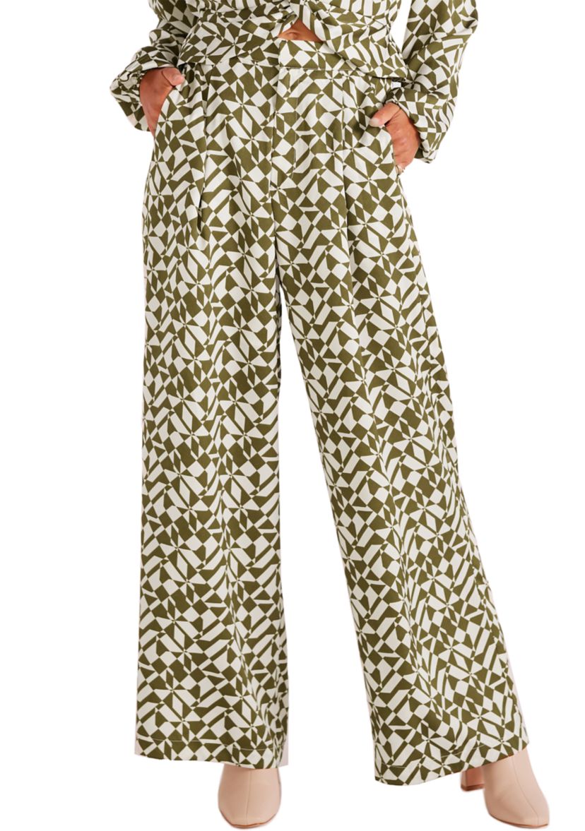 Womens Flynn Wide Leg Pants