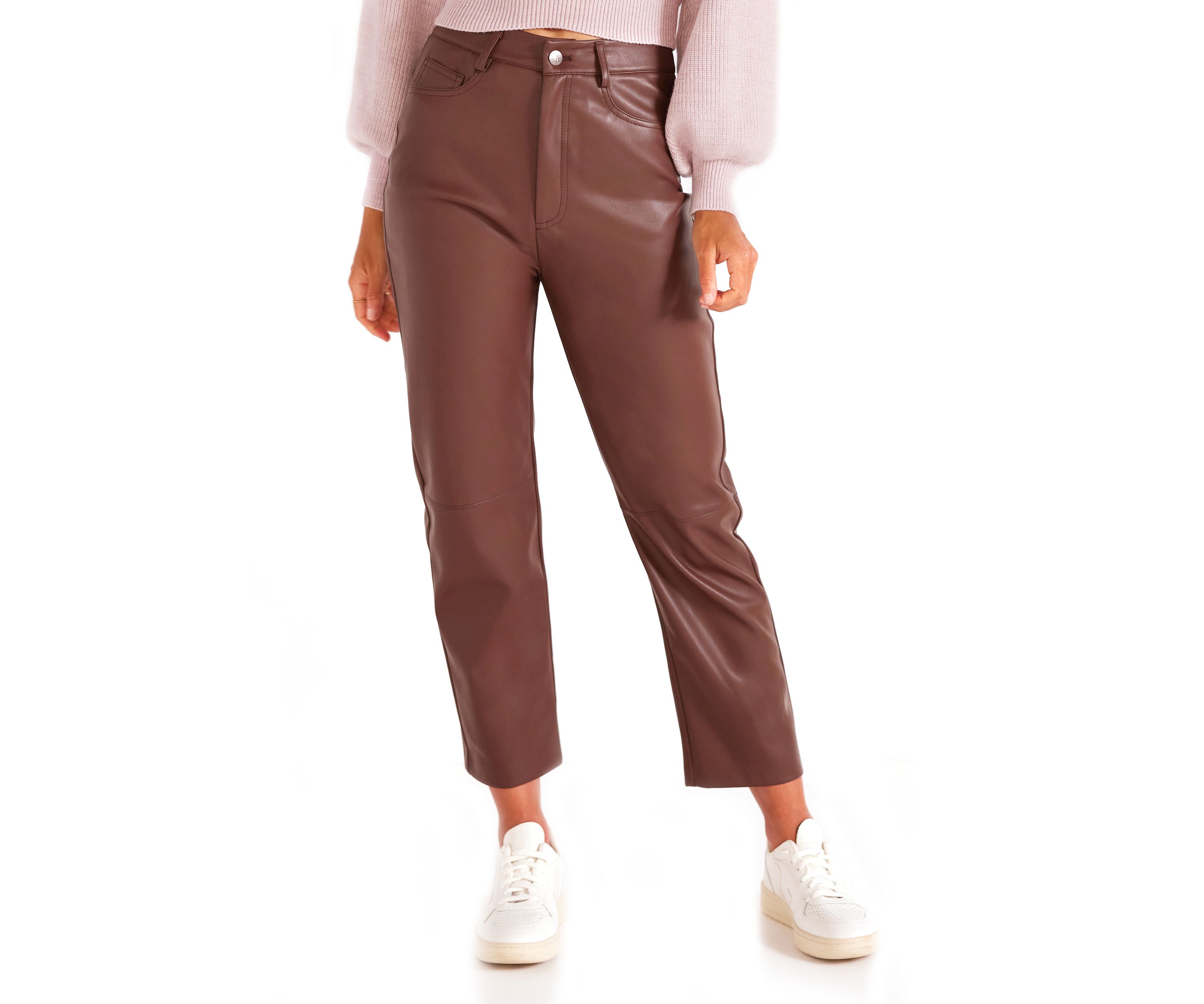 Womens Lani Faux Leather Pants