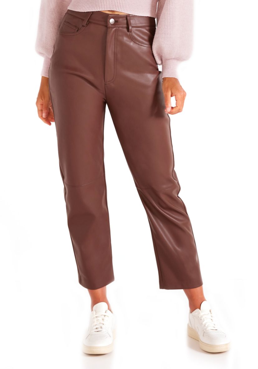 Womens Lani Faux Leather Pants