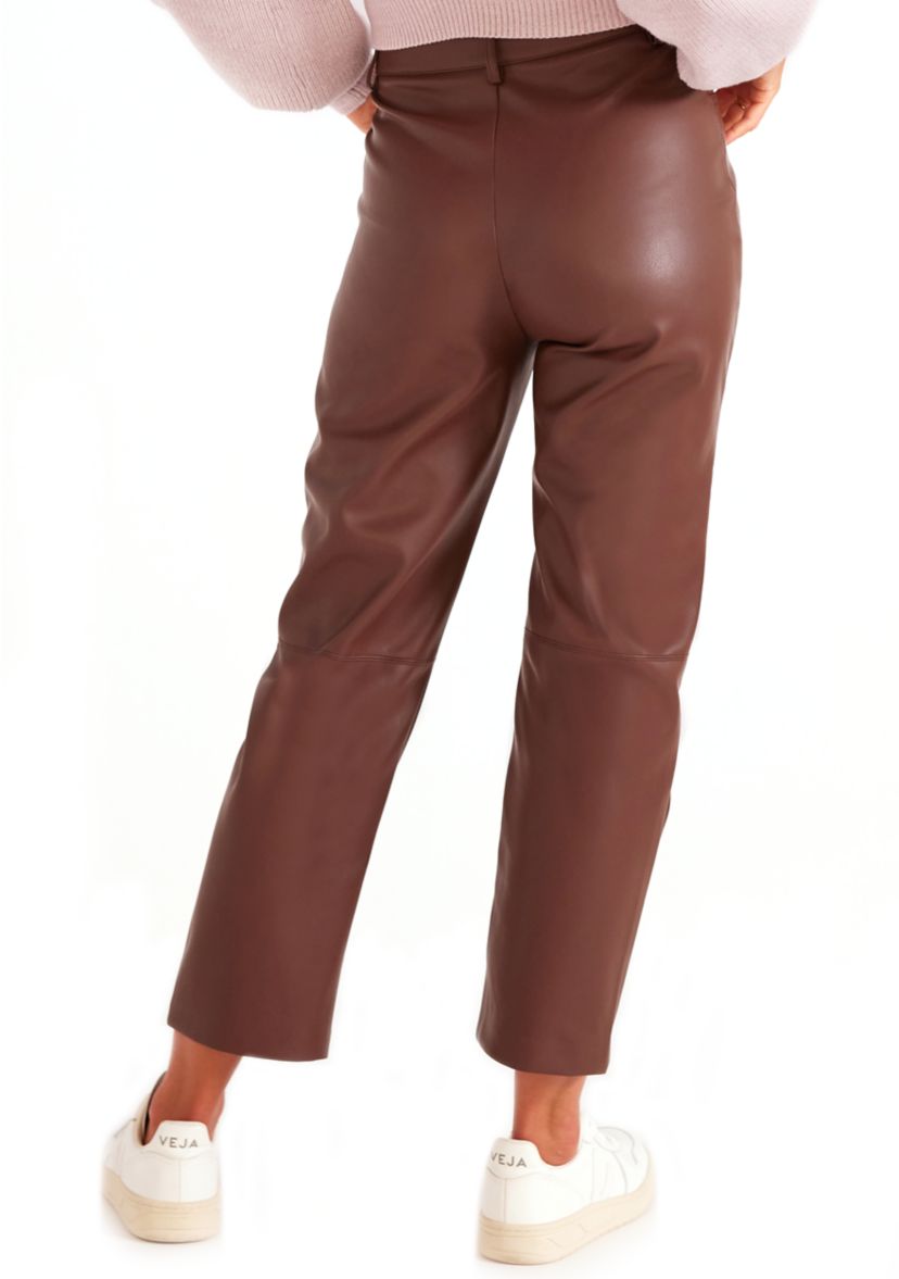 Womens Lani Faux Leather Pants