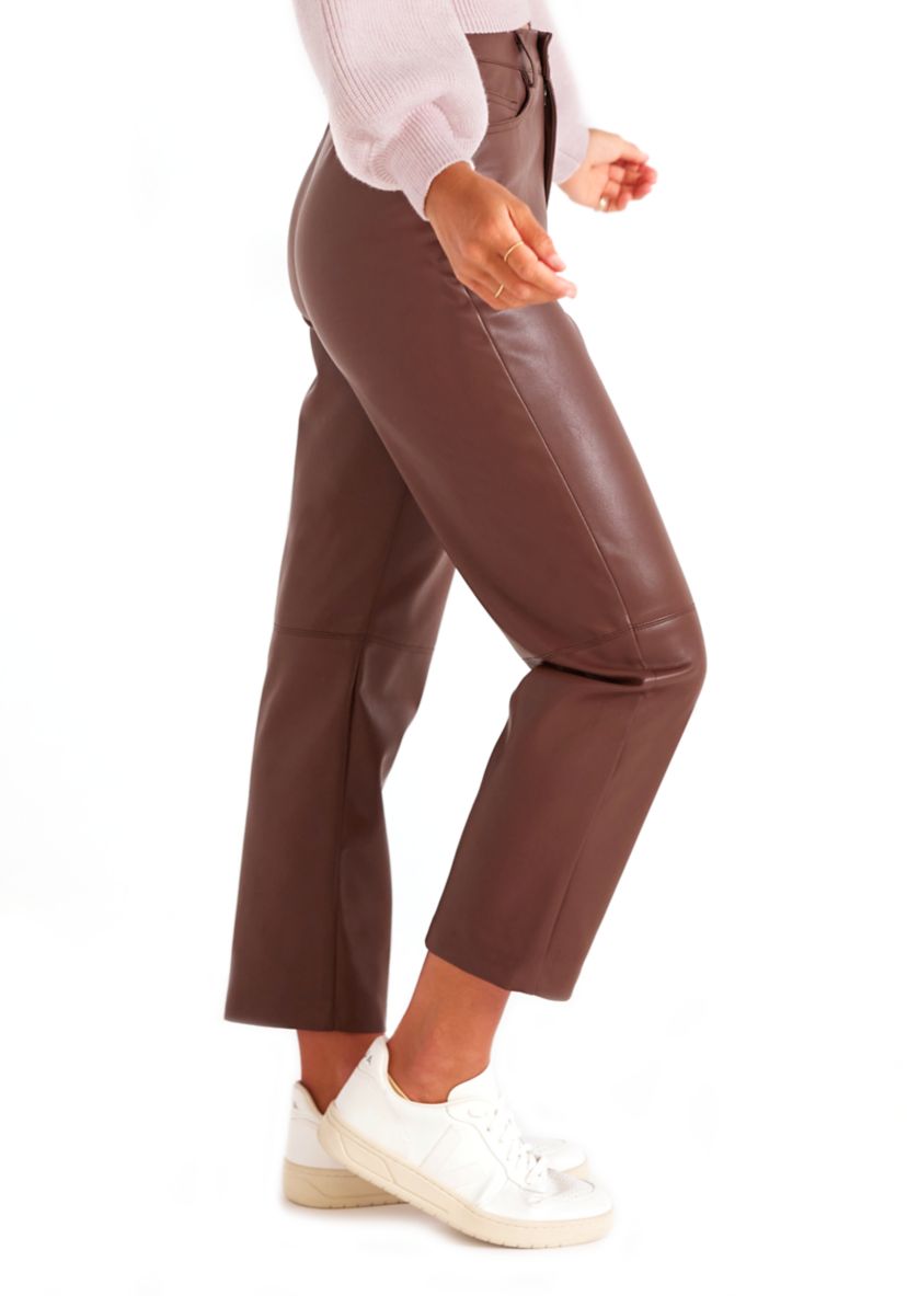 Womens Lani Faux Leather Pants