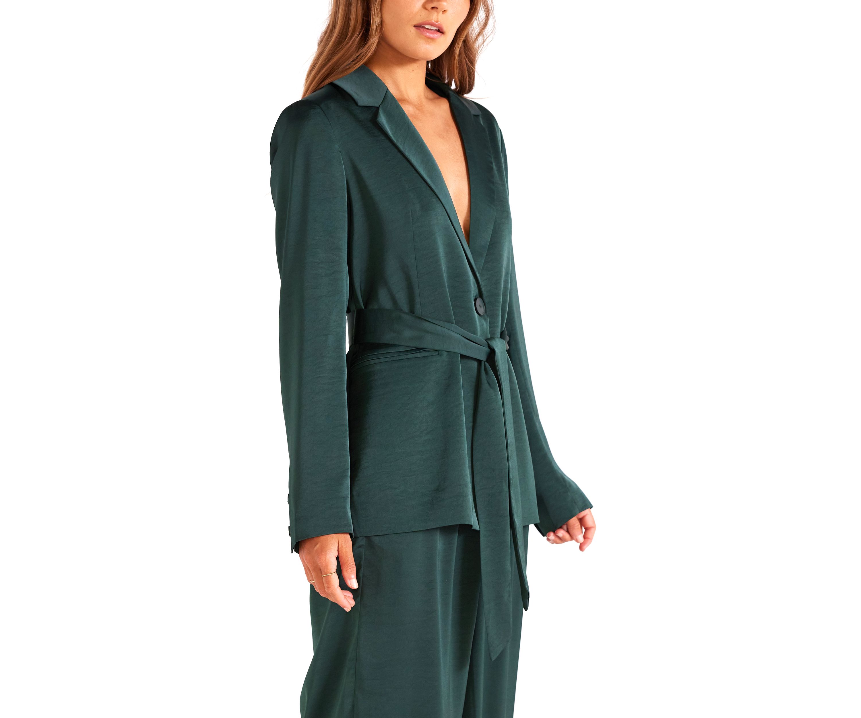 Womens Erin Belted Blazer
