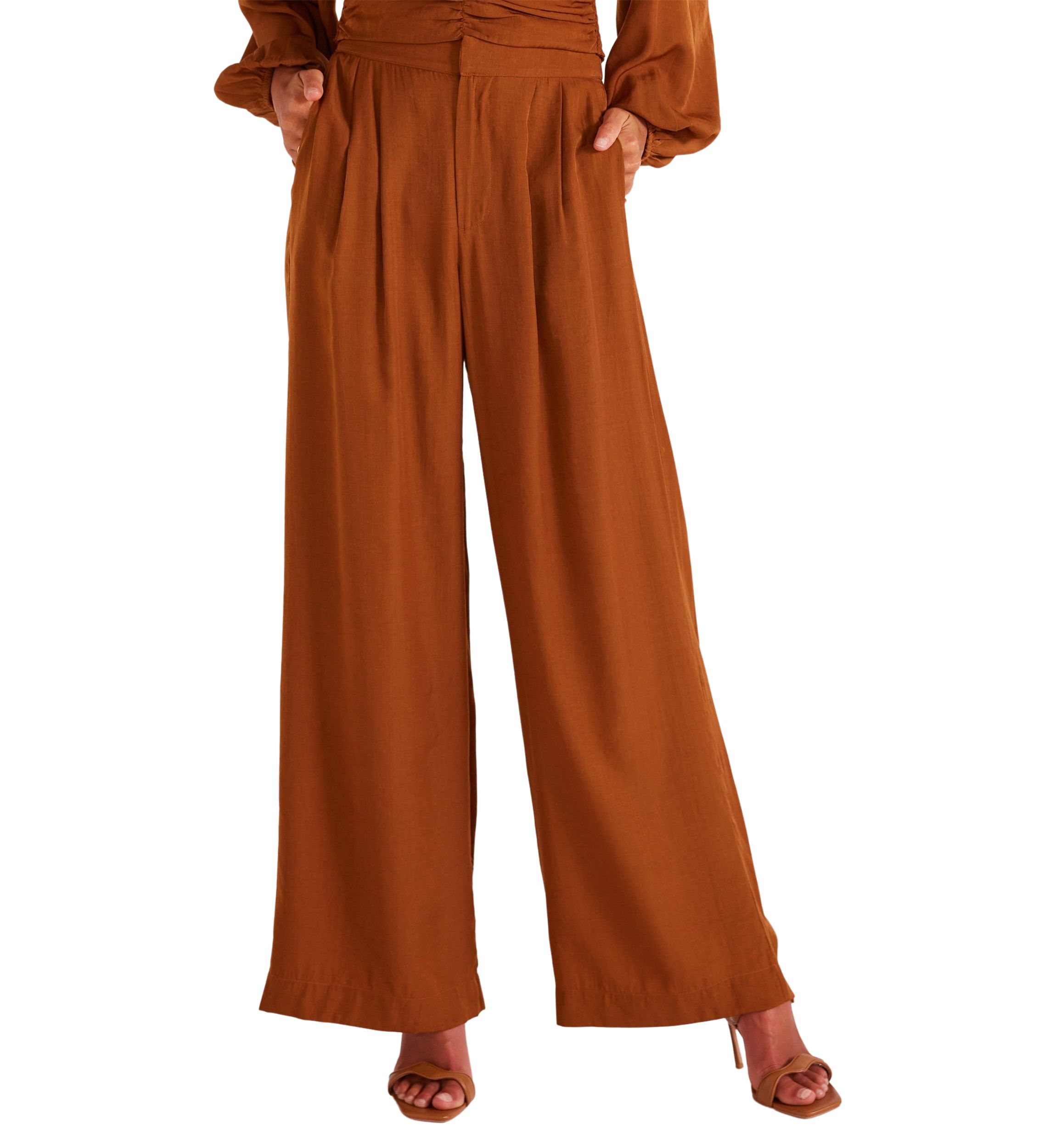 Womens Eva Wide Leg Pants