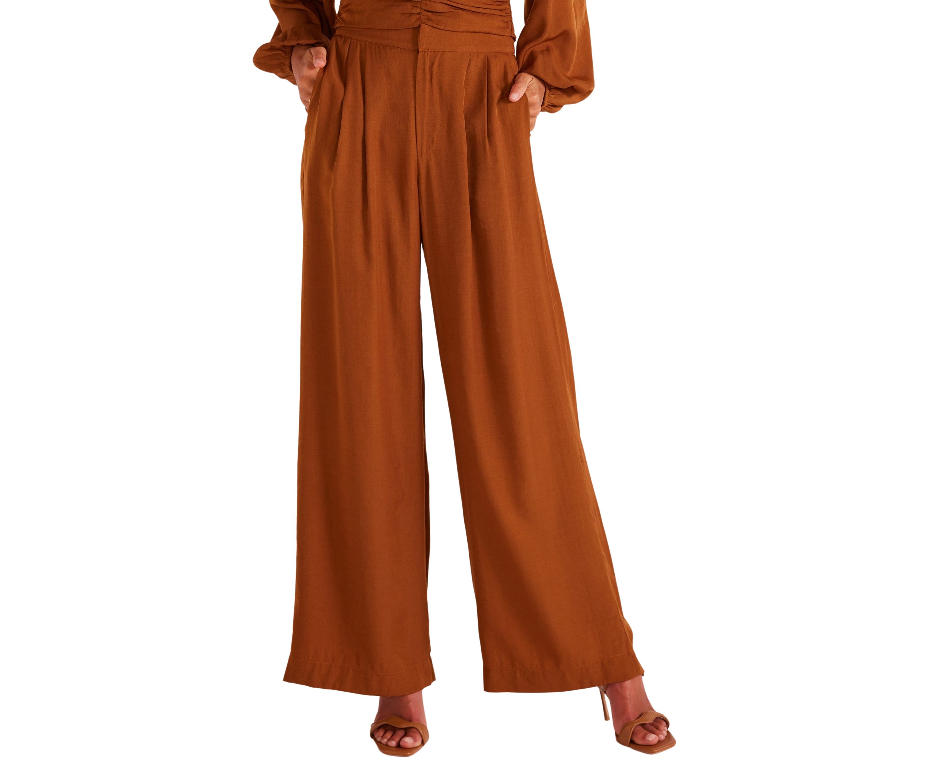 Womens Eva Wide Leg Pants