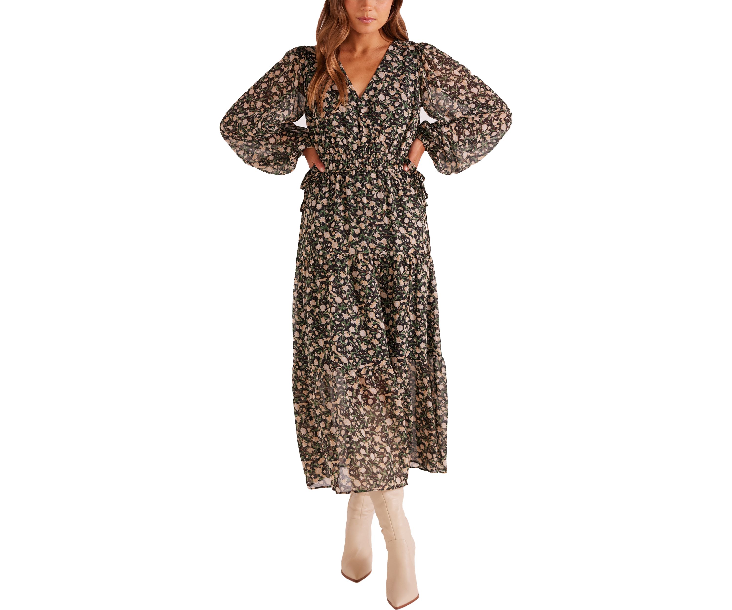 Womens Heather Midi Dress