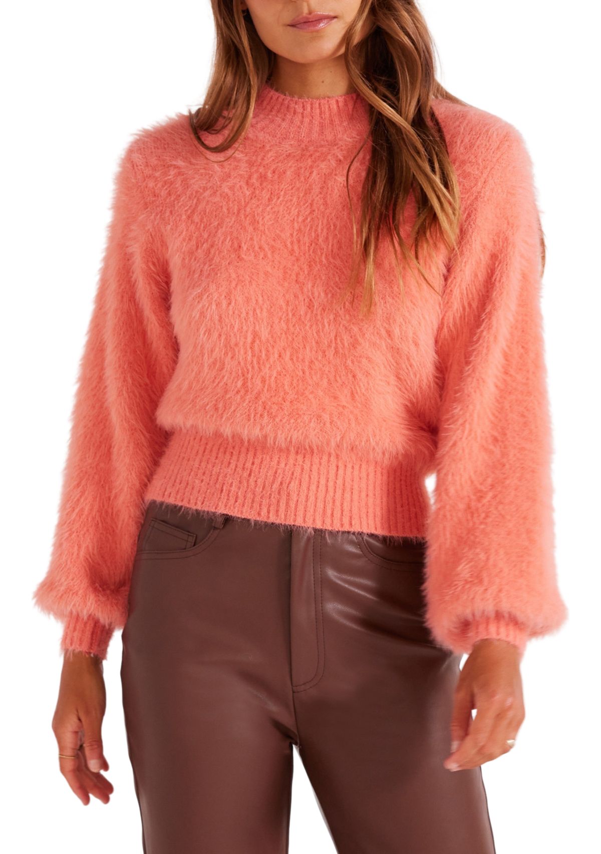 Womens Luma Fluffy Sweater