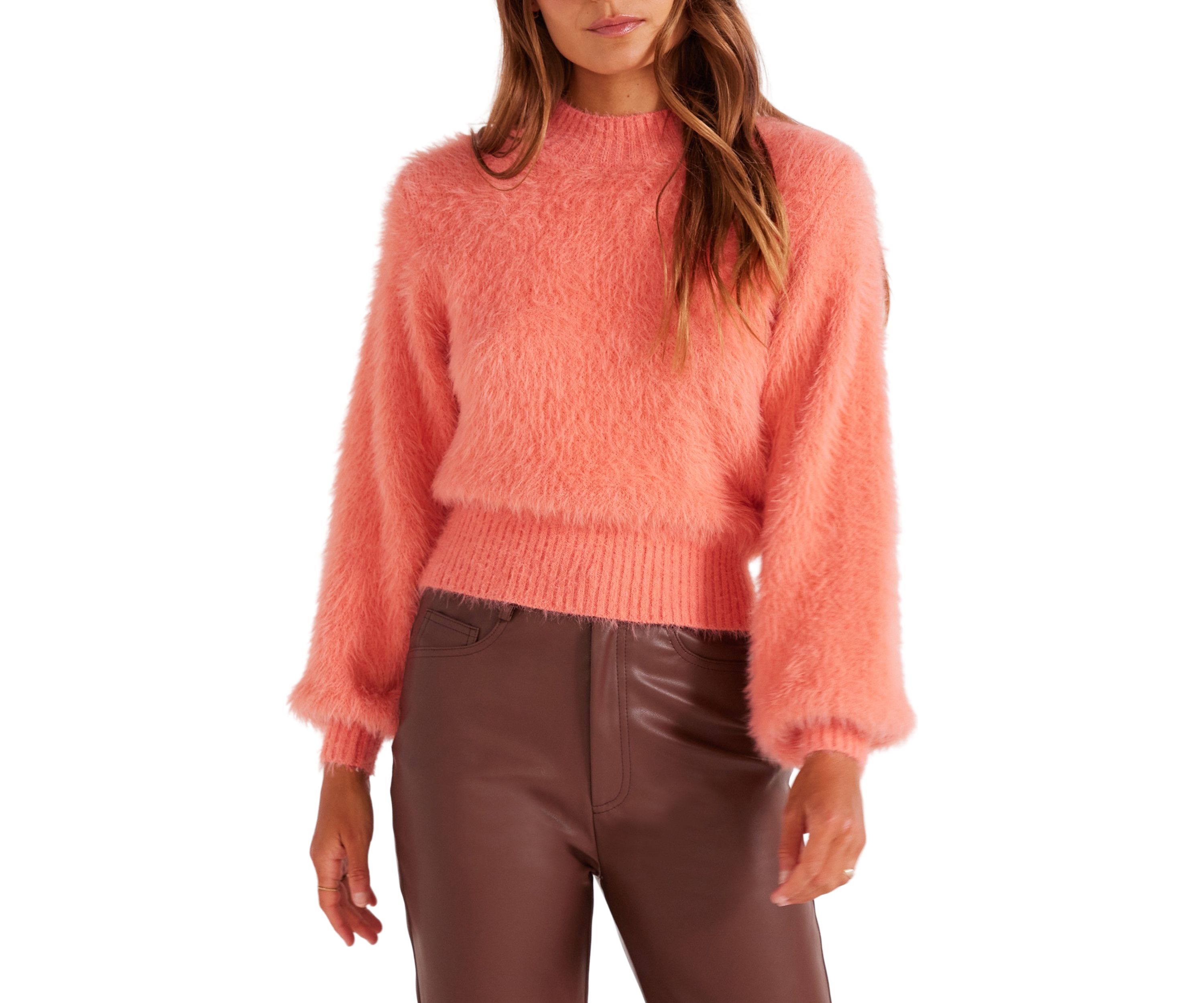 Womens Luma Fluffy Sweater