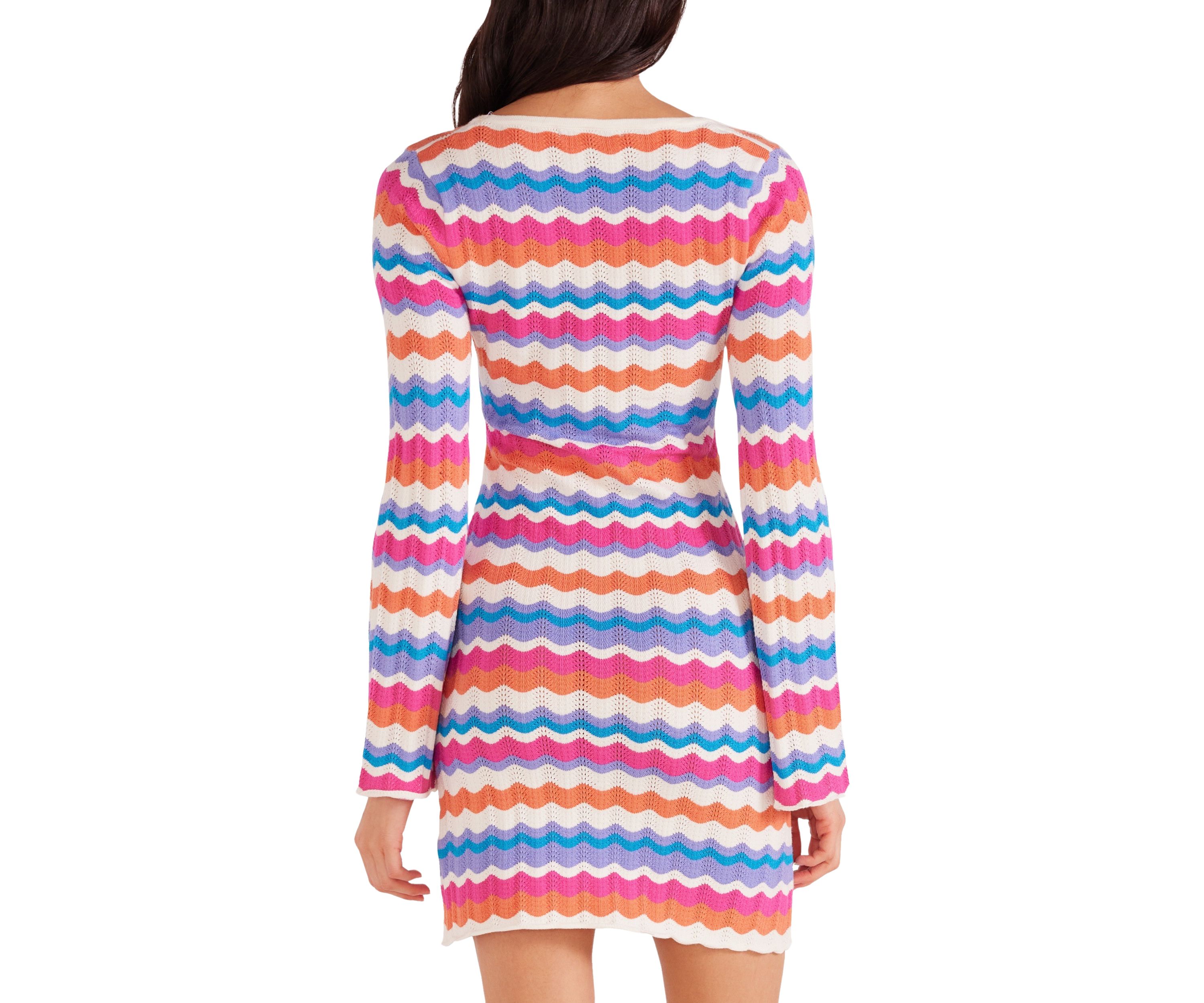 Womens Wilma Pointelle Knit Dress