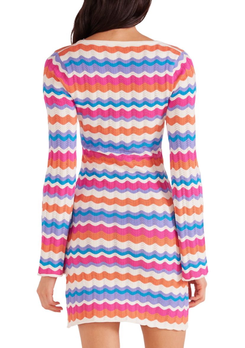 Womens Wilma Pointelle Knit Dress