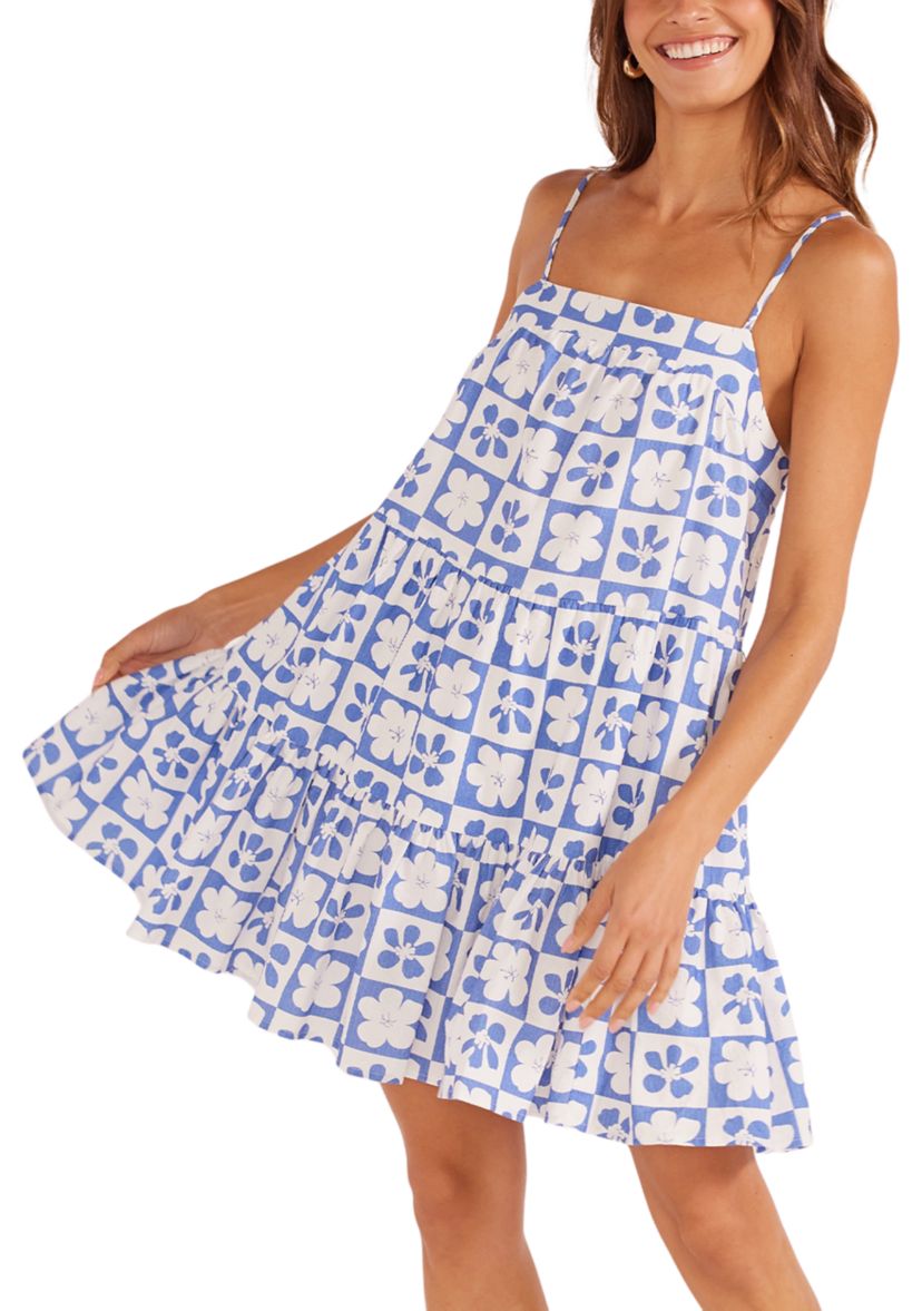 Womens Vivi Tiered Midi Dress