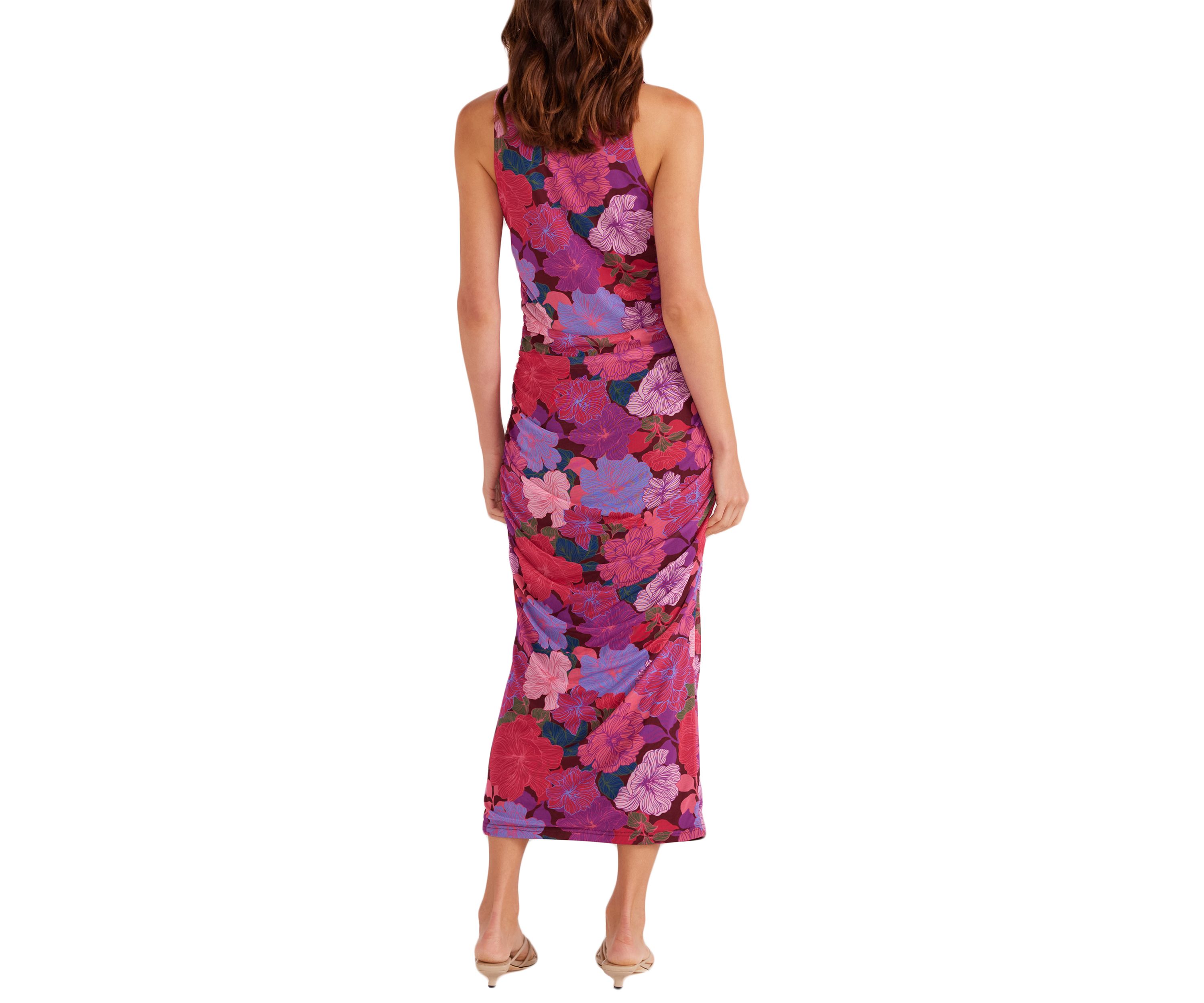 Womens Lexie Mesh Midi Dress