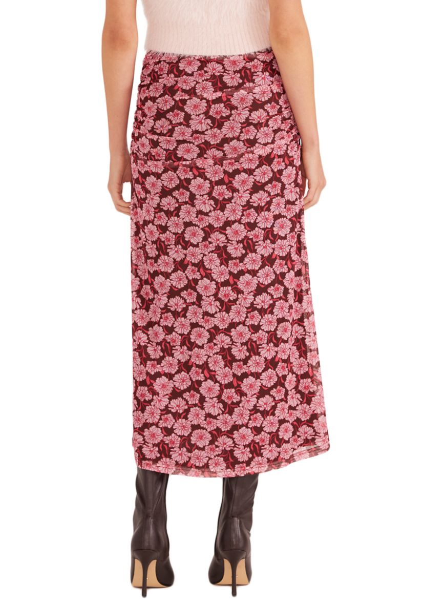 Womens Dakota Mesh Midi Skirt 