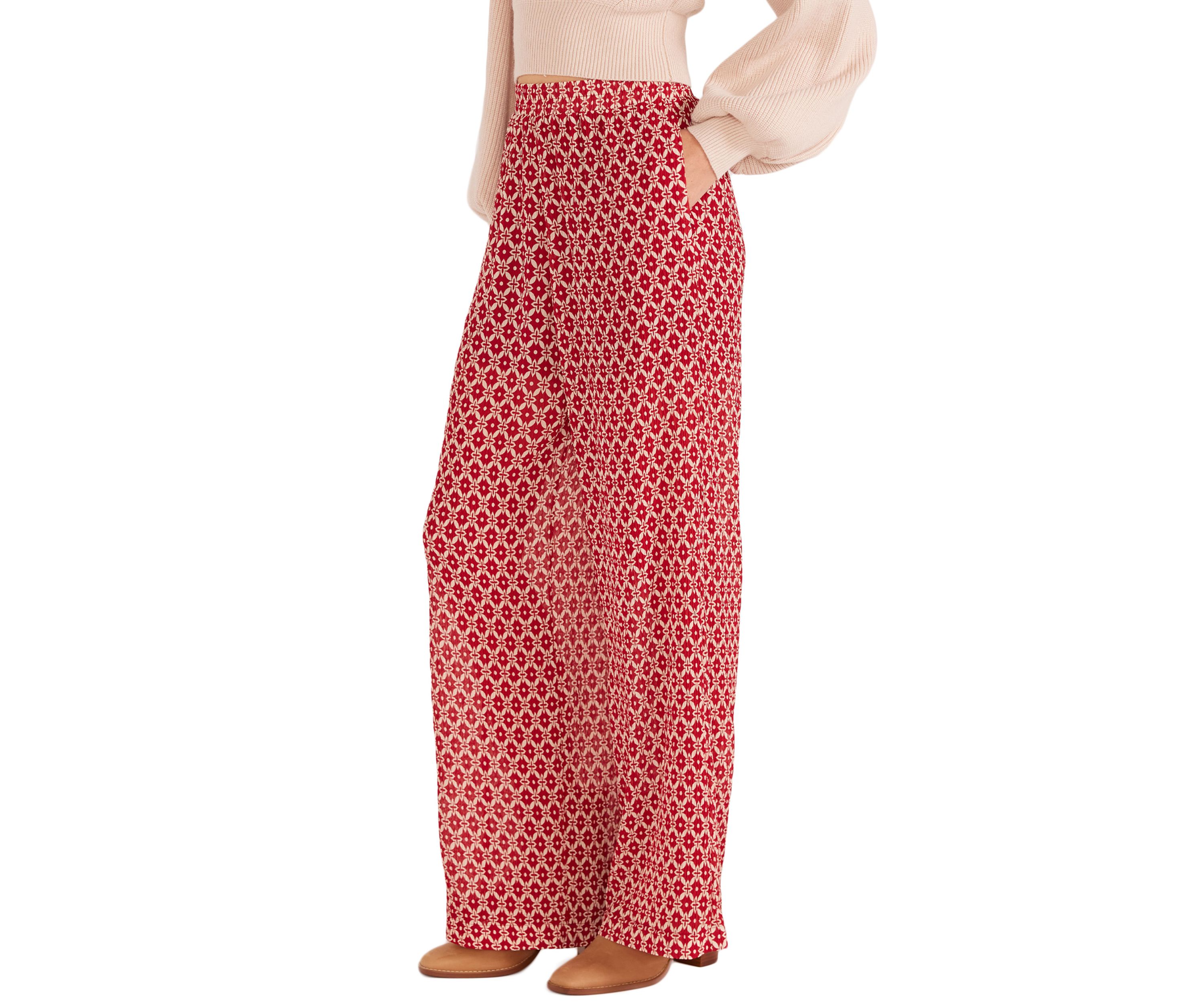 Womens Annie Wide Leg Pants