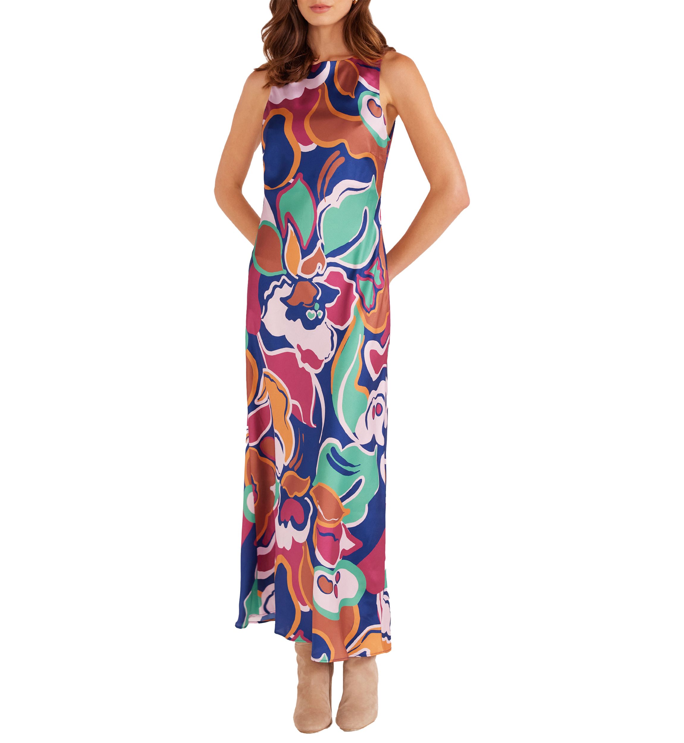 Womens Lottie Bias Midi Dress