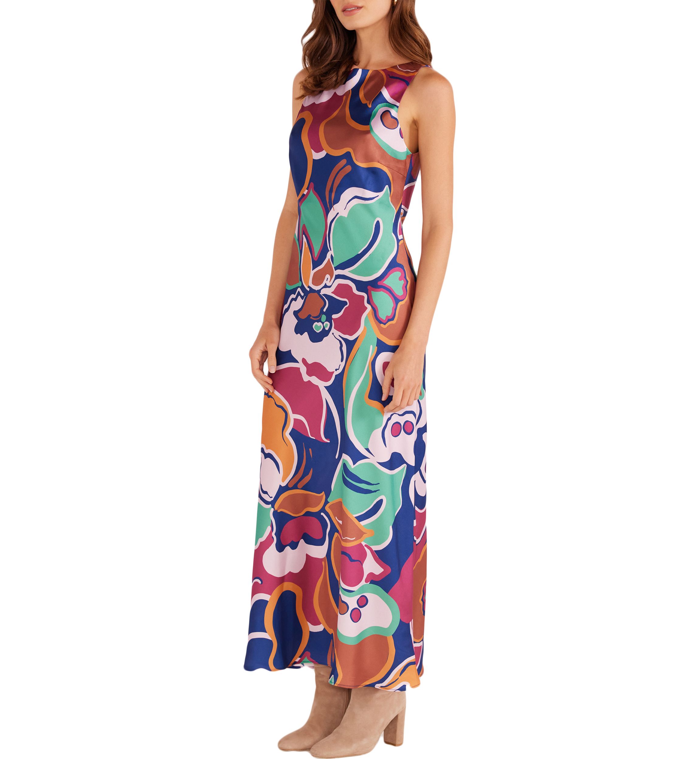 Womens Lottie Bias Midi Dress