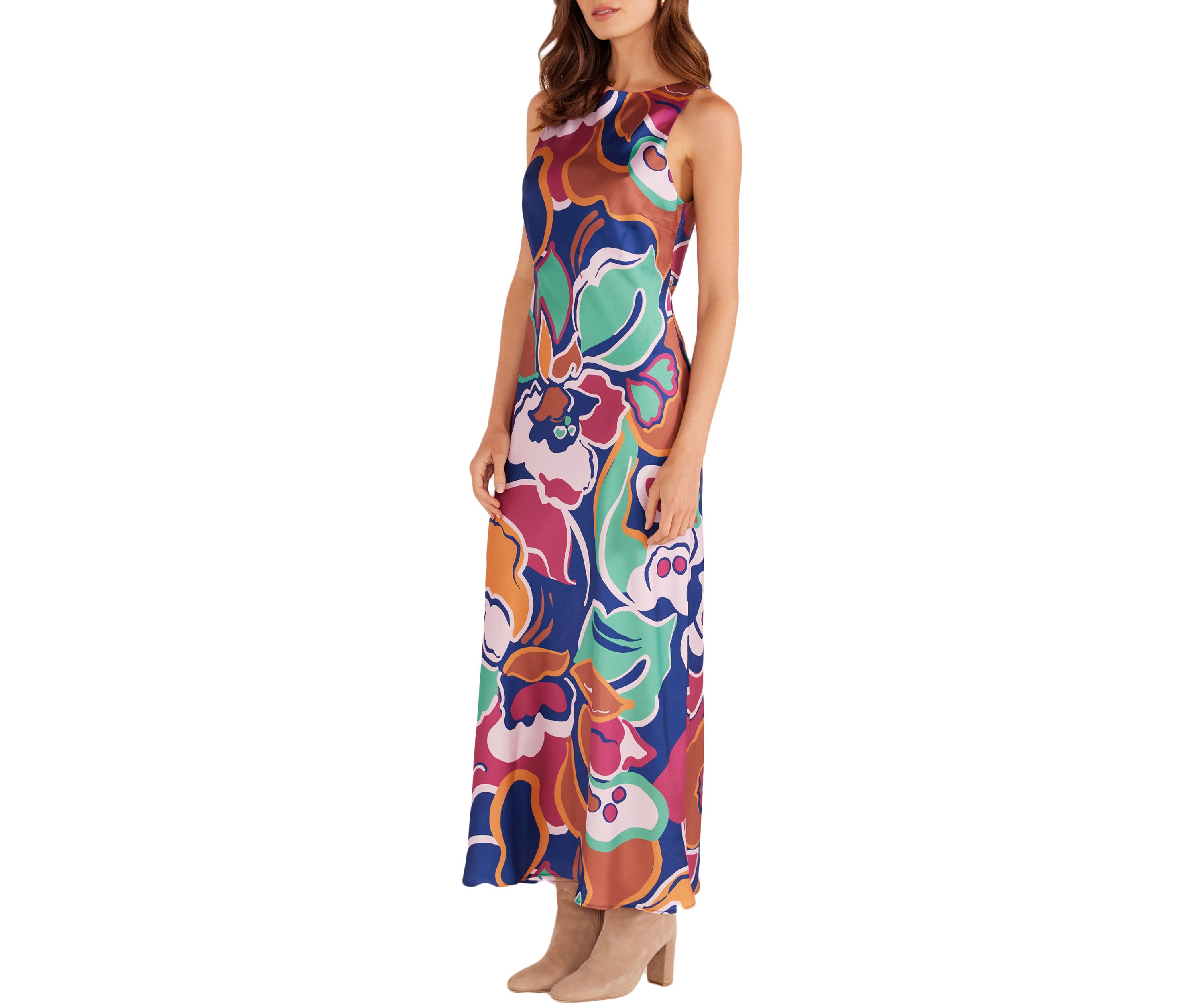 Womens Lottie Bias Midi Dress