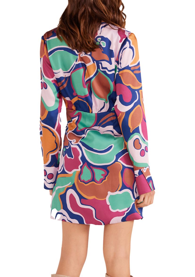 Womens Lottie Wrap Mini Dress