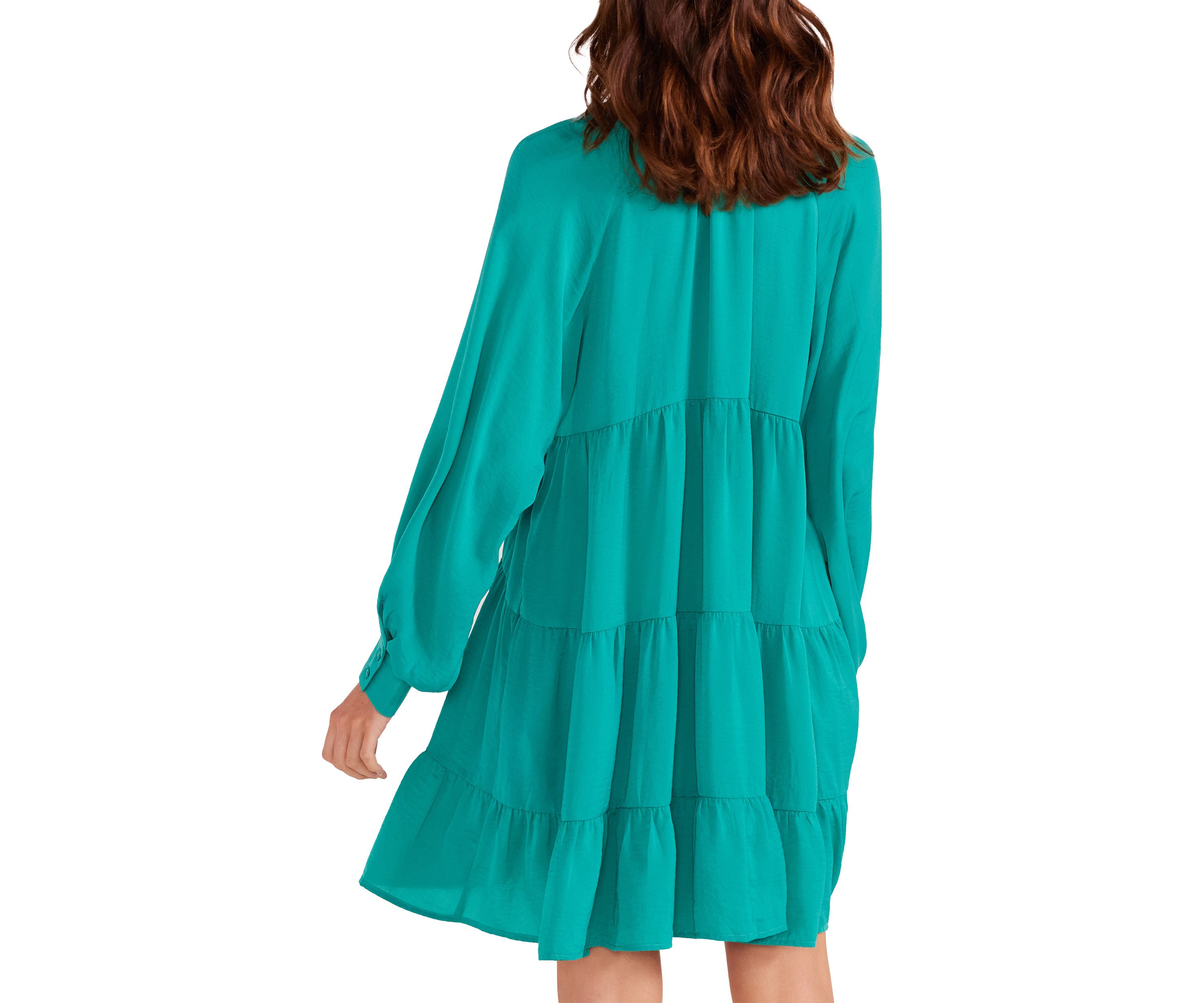 Womens Emma Tiered Shirt Dress