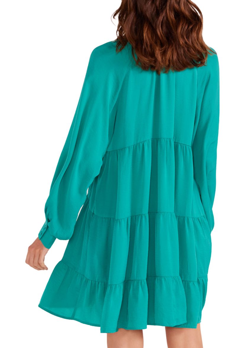 Womens Emma Tiered Shirt Dress