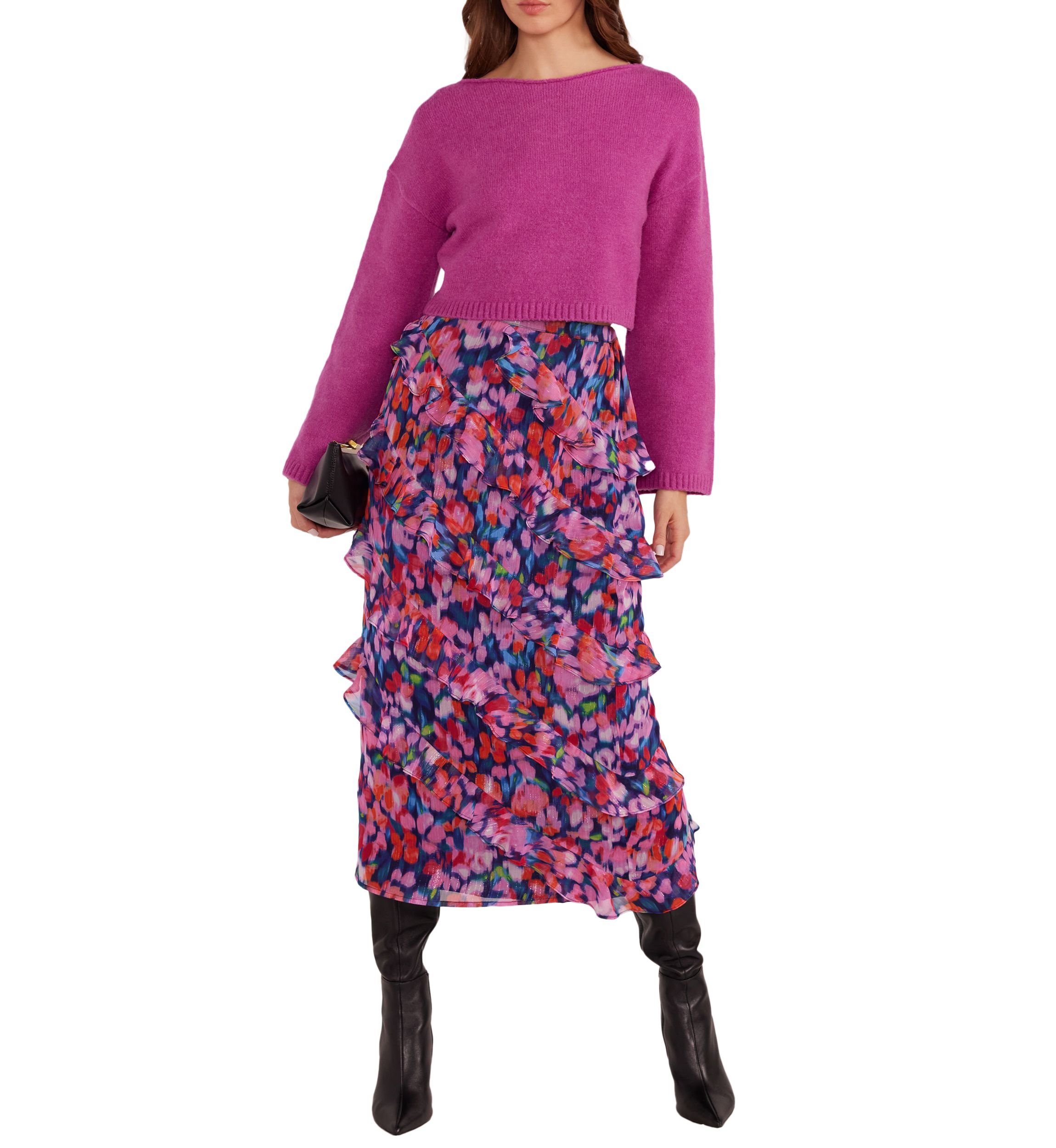 Womens Elissa Cropped Sweater