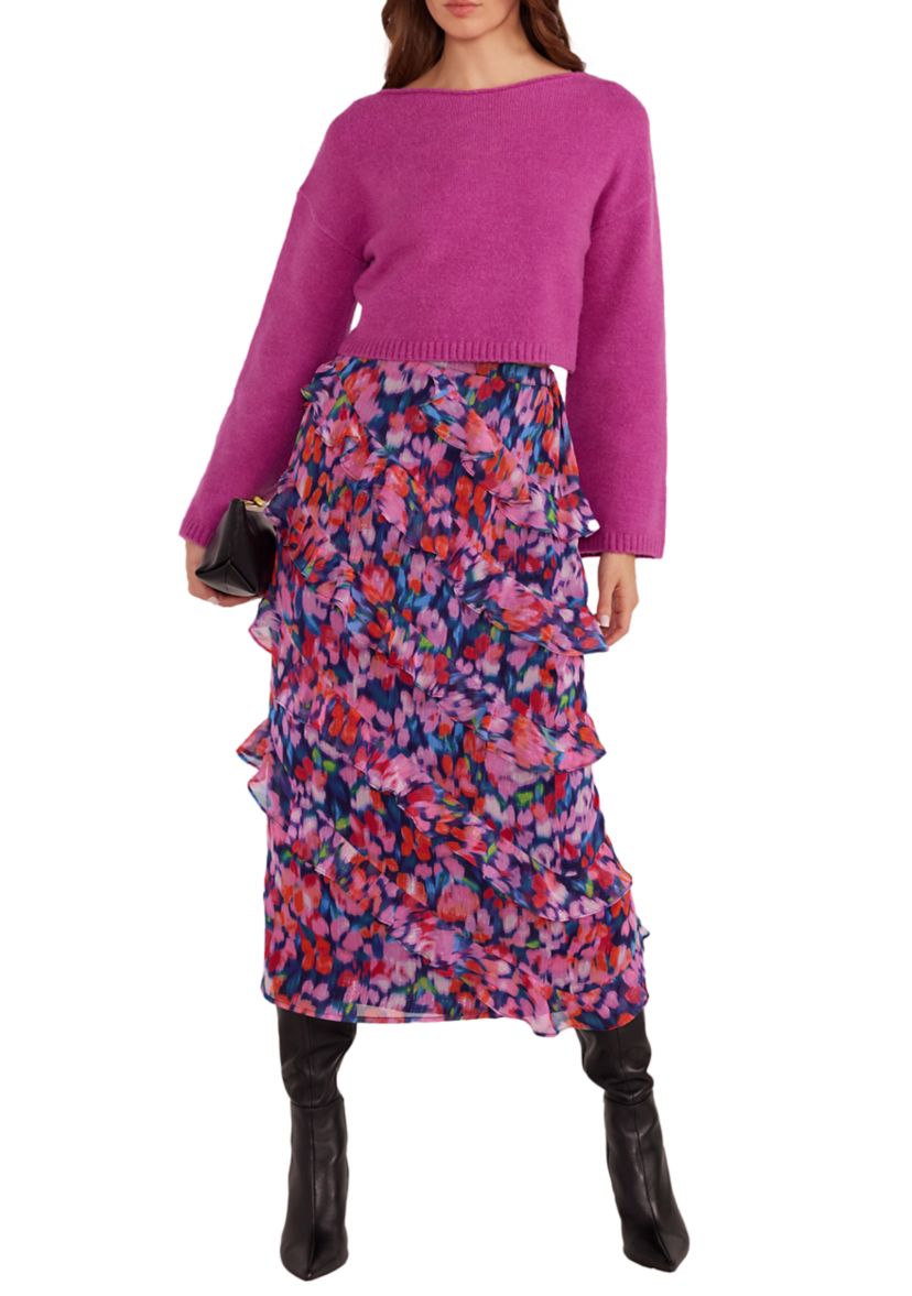 Womens Elissa Cropped Sweater