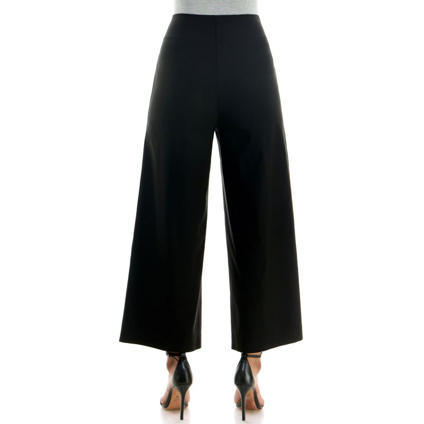 Millinenium wide leg zipper back pant