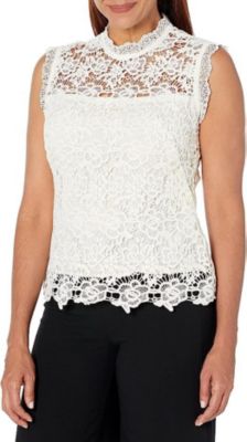 Sleeveless Lace Top