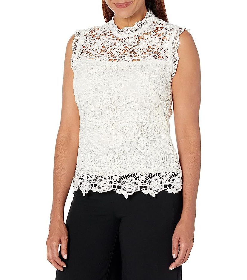 Sleeveless Lace Top