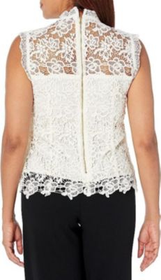 Sleeveless Lace Top