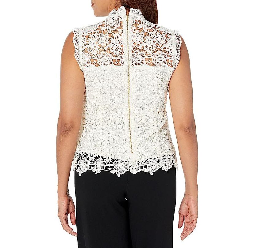 Sleeveless Lace Top
