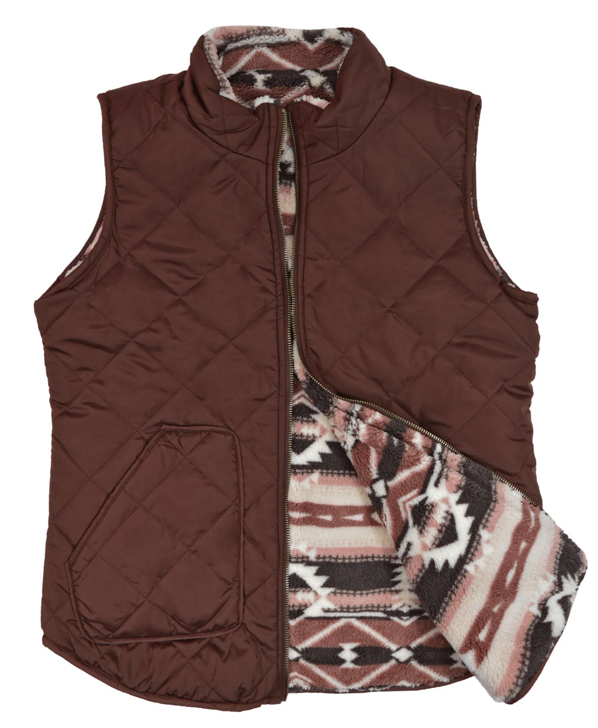 Plus Size Reversible Vest
