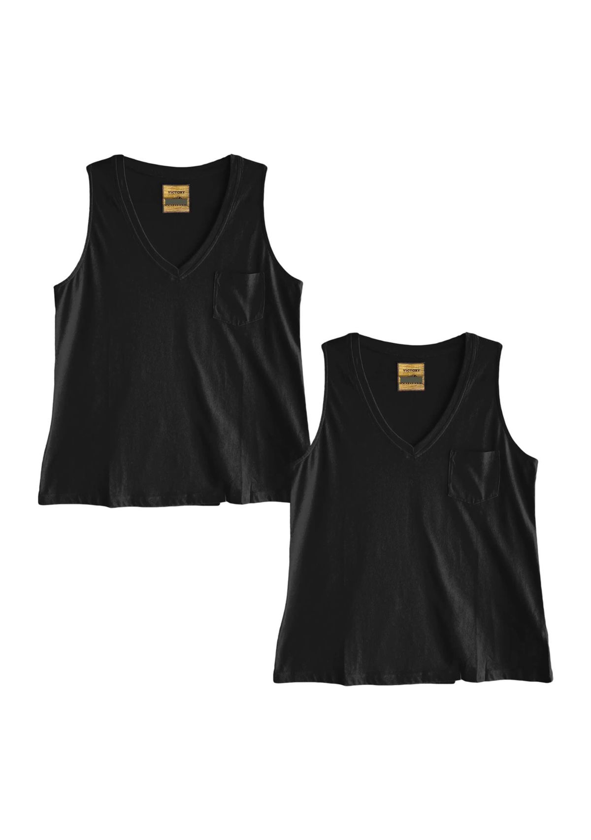 Tank Top with Chest Pocket 2-Pack