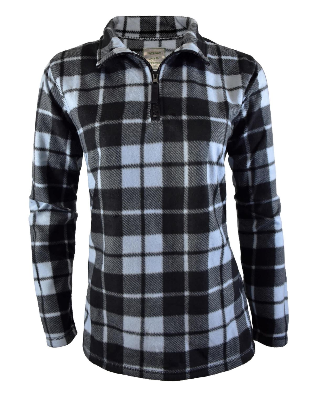 Ladies Printed Microfleece 1/4 Zip