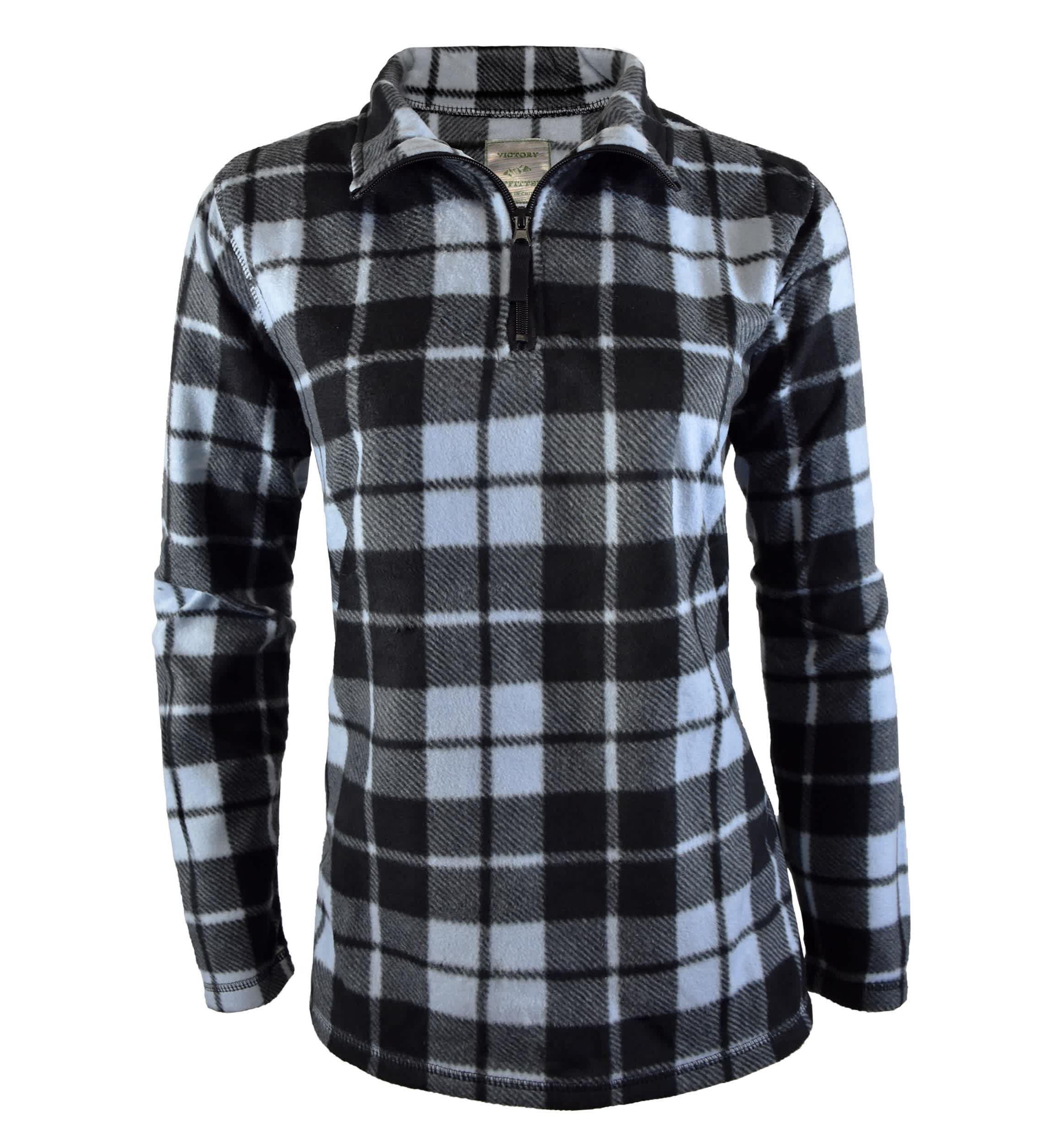 Ladies Printed Microfleece 1/4 Zip