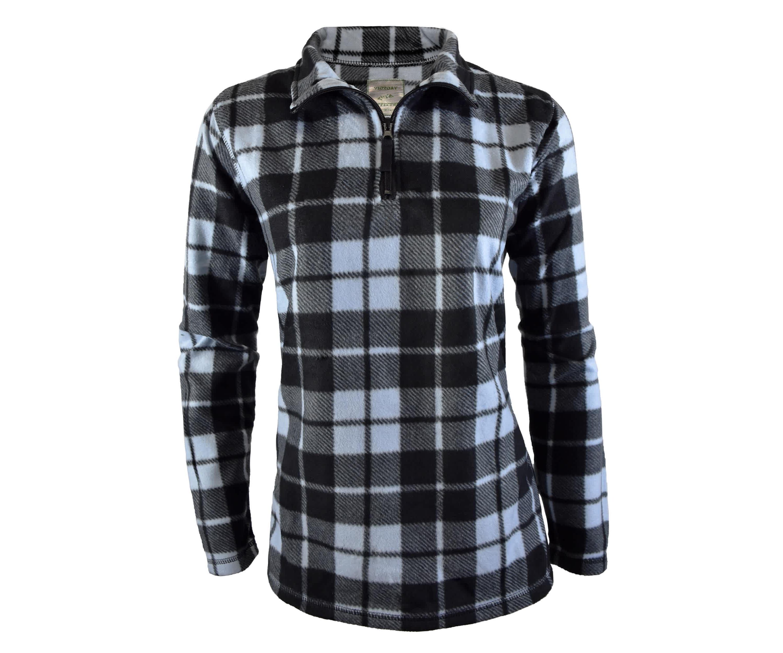 Ladies Printed Microfleece 1/4 Zip