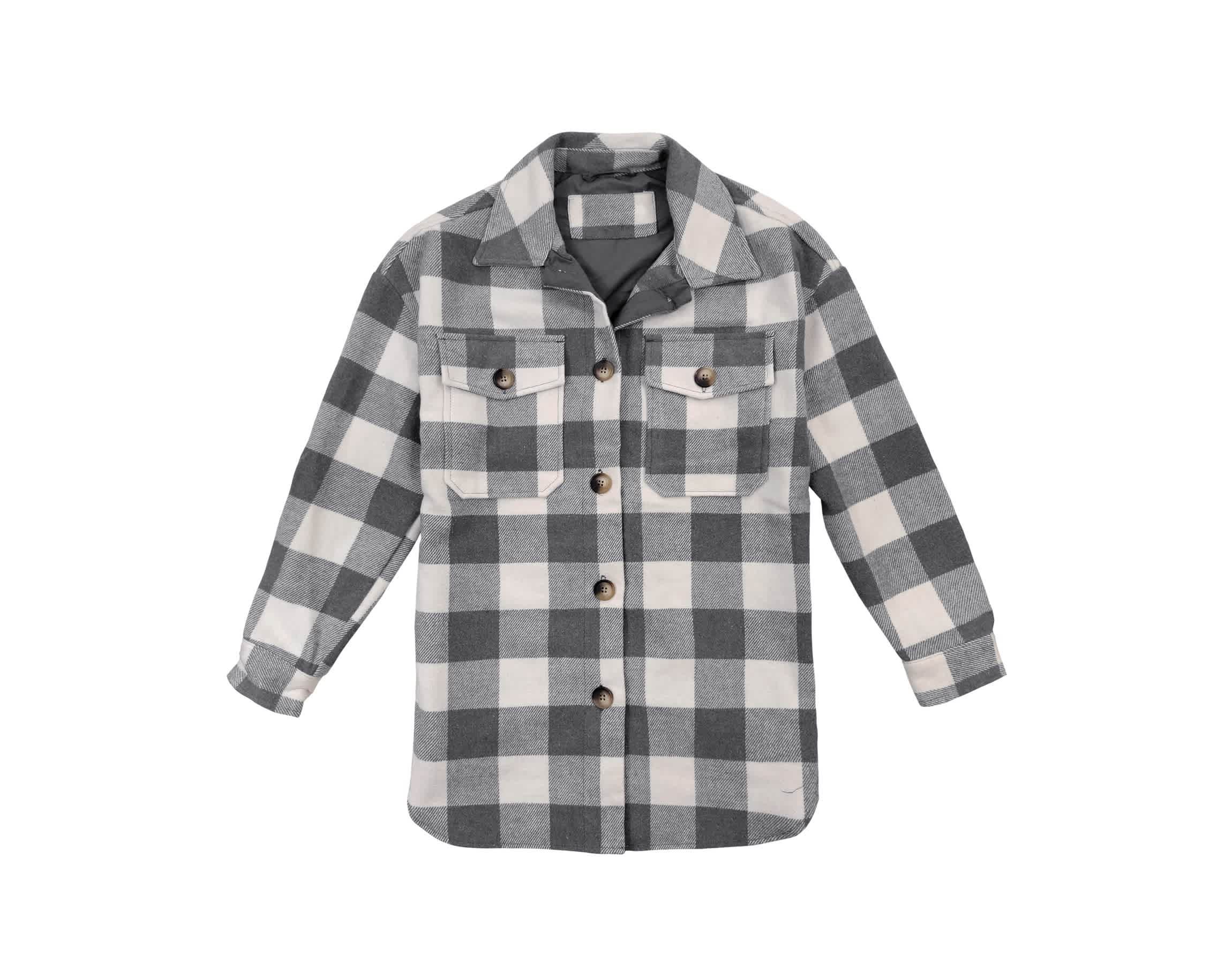 Ladies Wool Blend Shacket