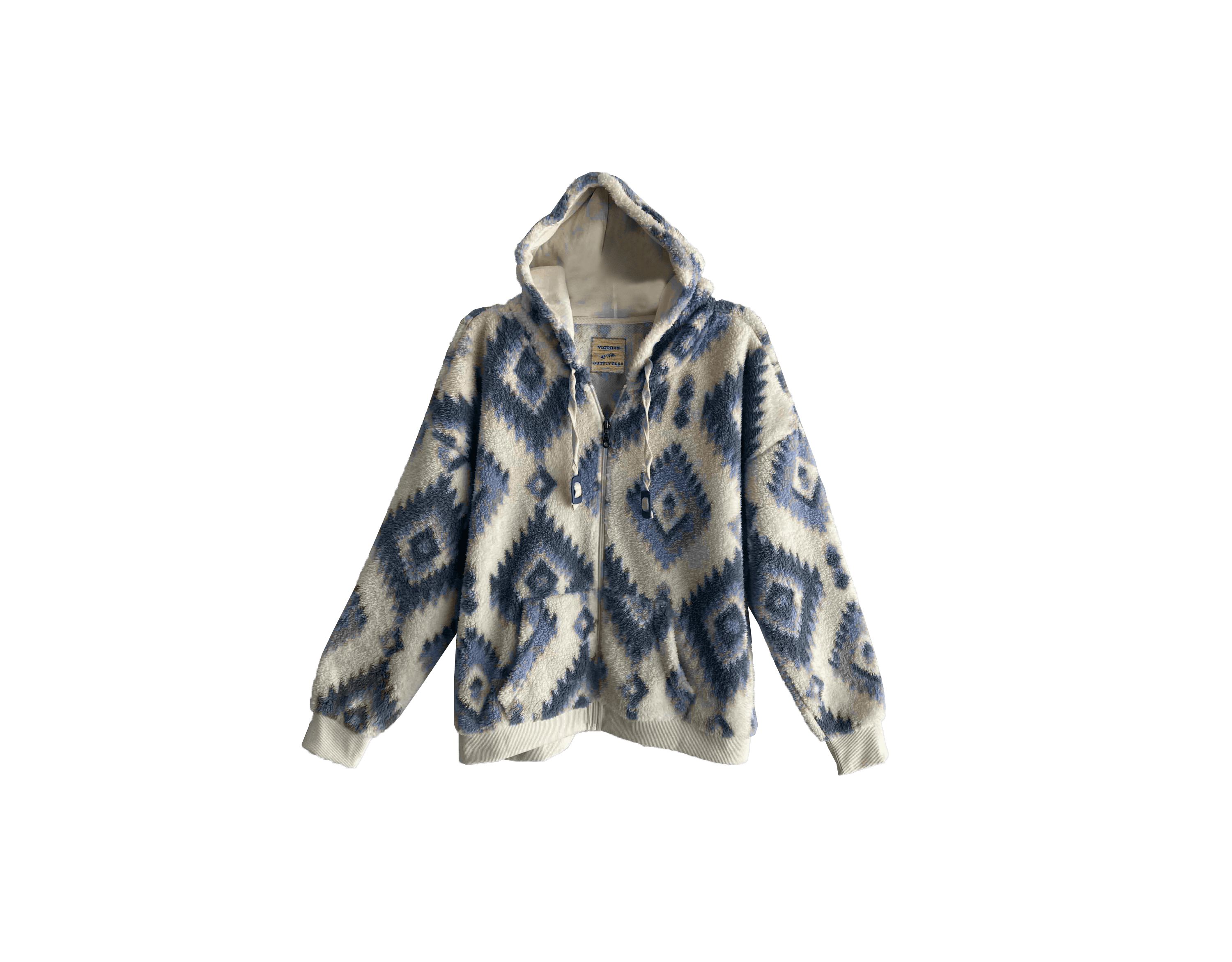 Ladies Aztec Full Zip Hoodie