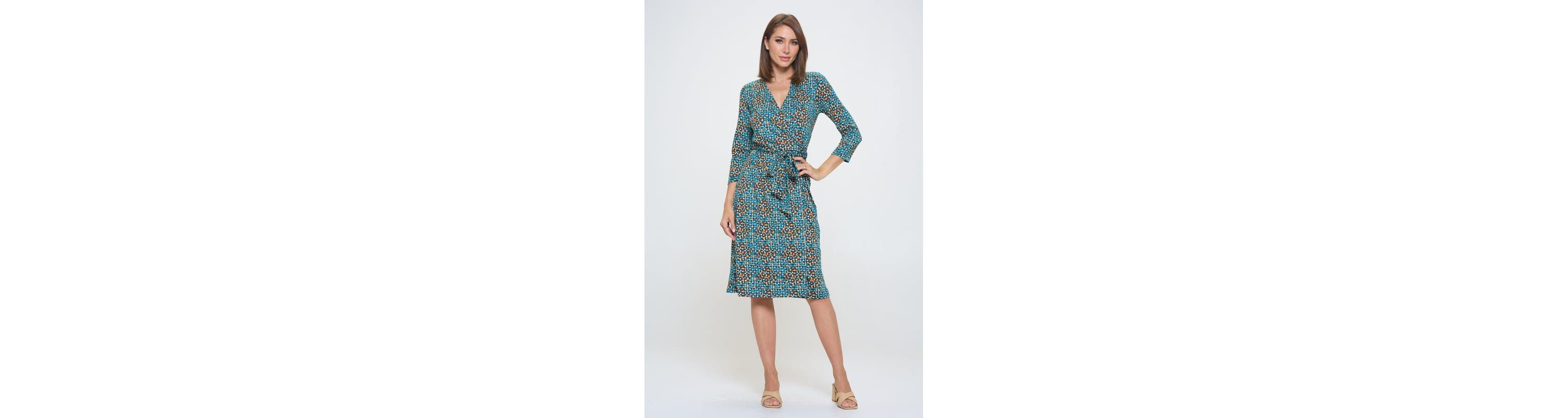 Robe Style Enveloppante RENEE C. - Taille M - Neuve Sans étiquettes