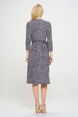 POLKA DOT WRAP DRESS